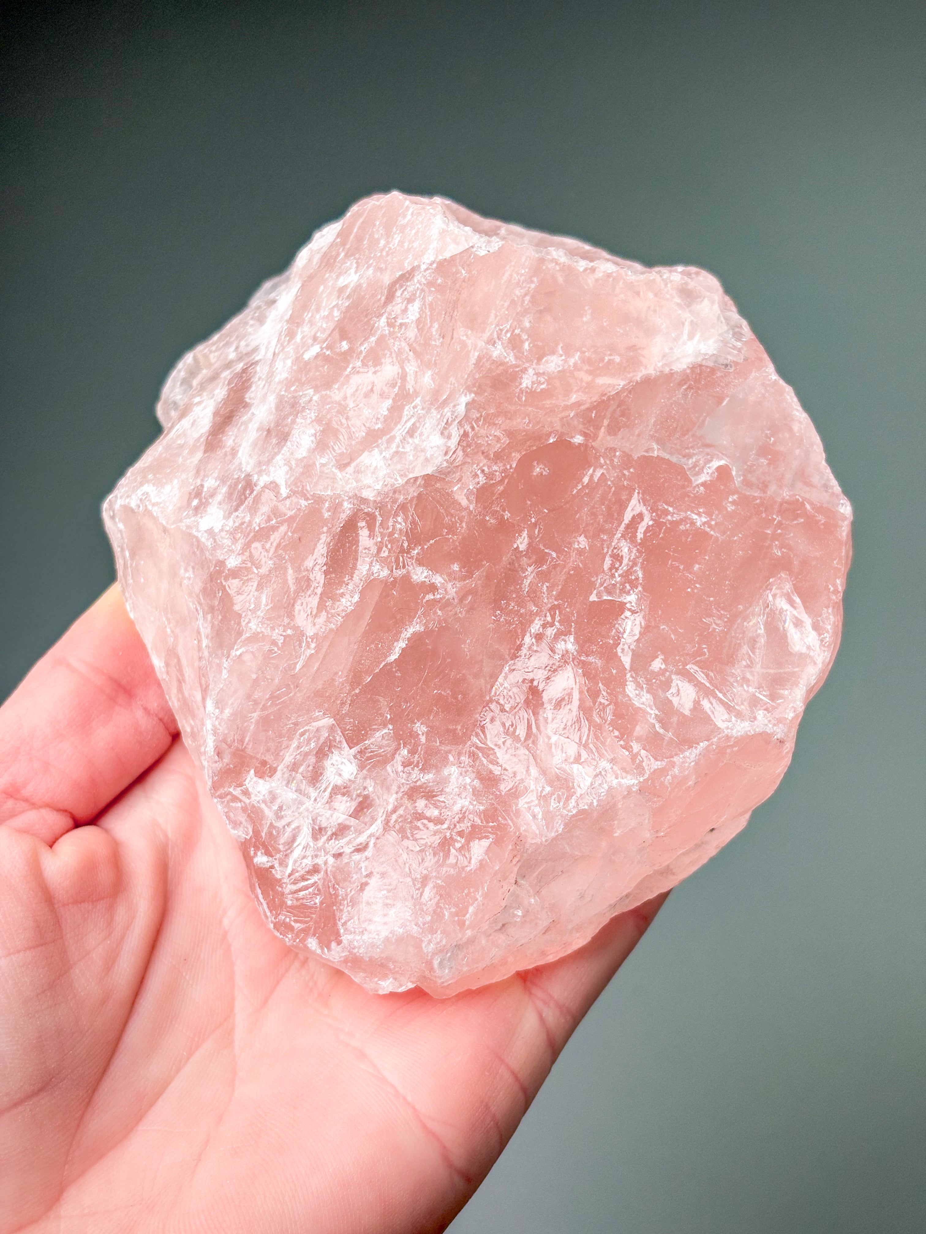 Stor Rå Rosakvarts (Nr. 7)