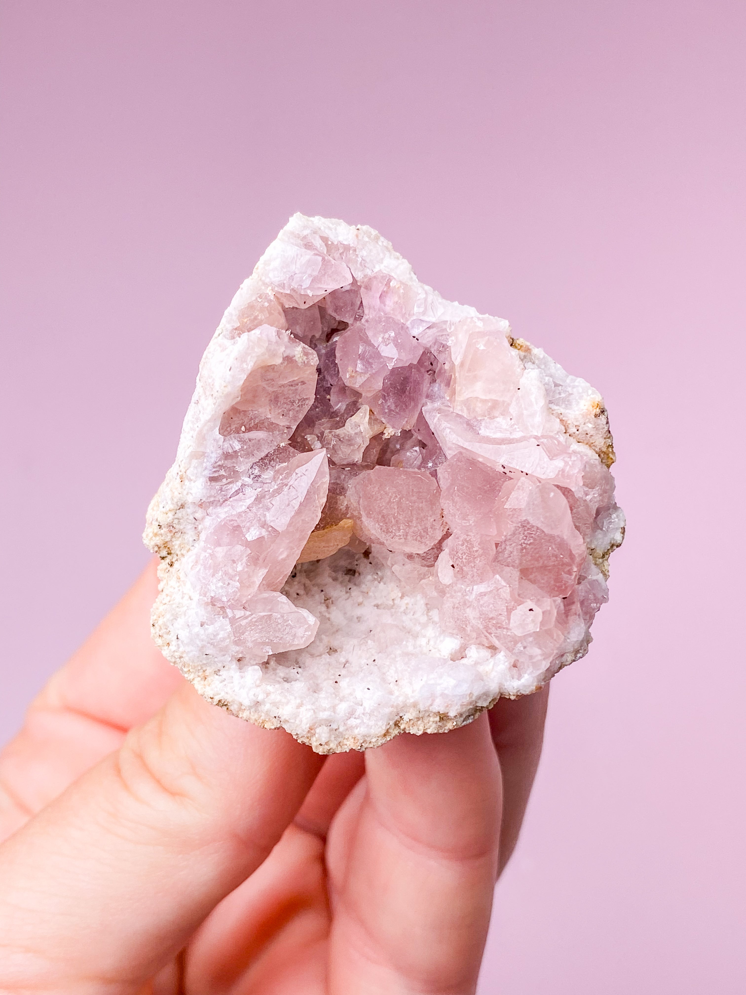 Pink Ametyst Geode (Nr. 37)
