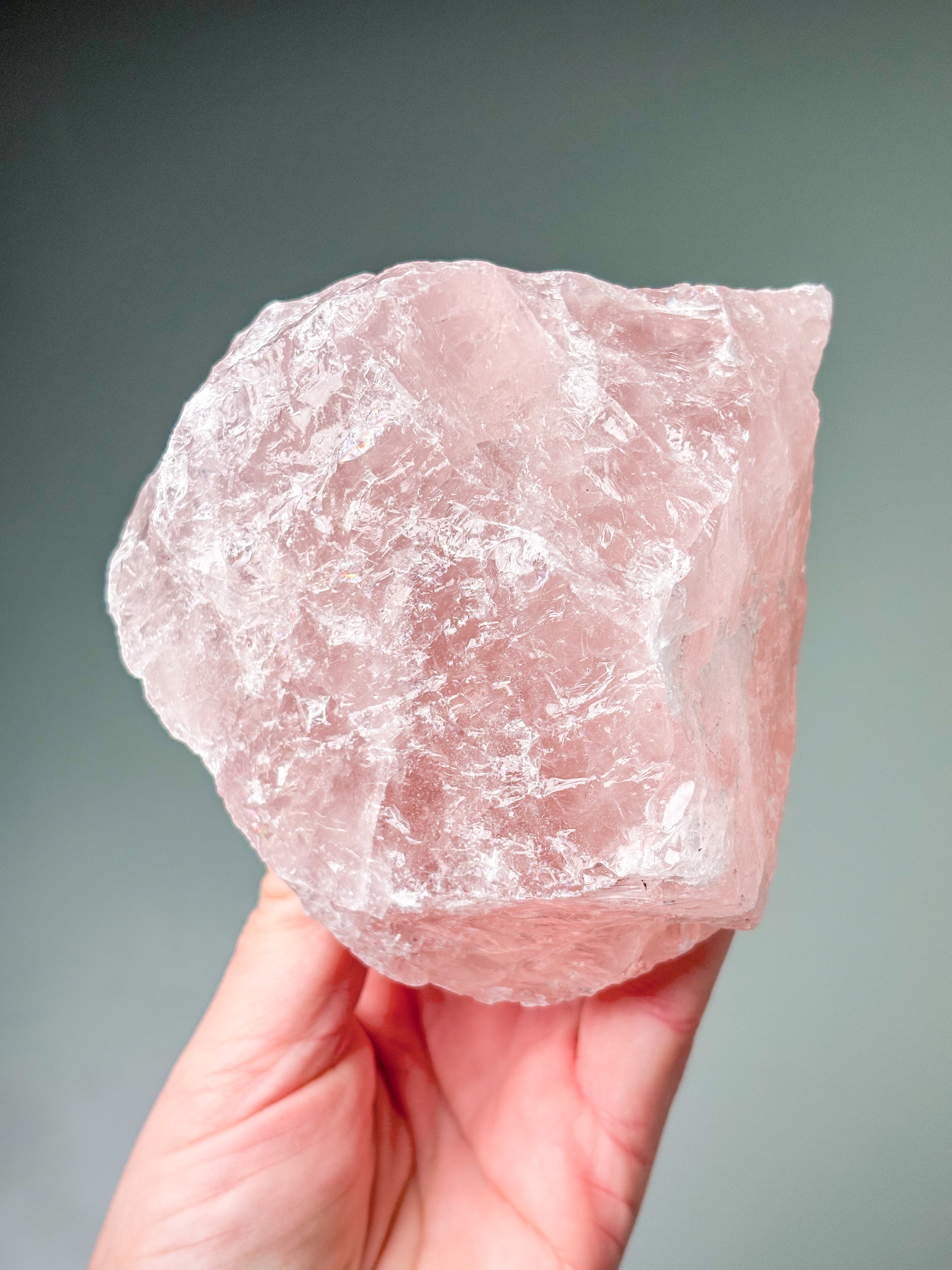 Stor Rå Rosakvarts (Nr. 8)