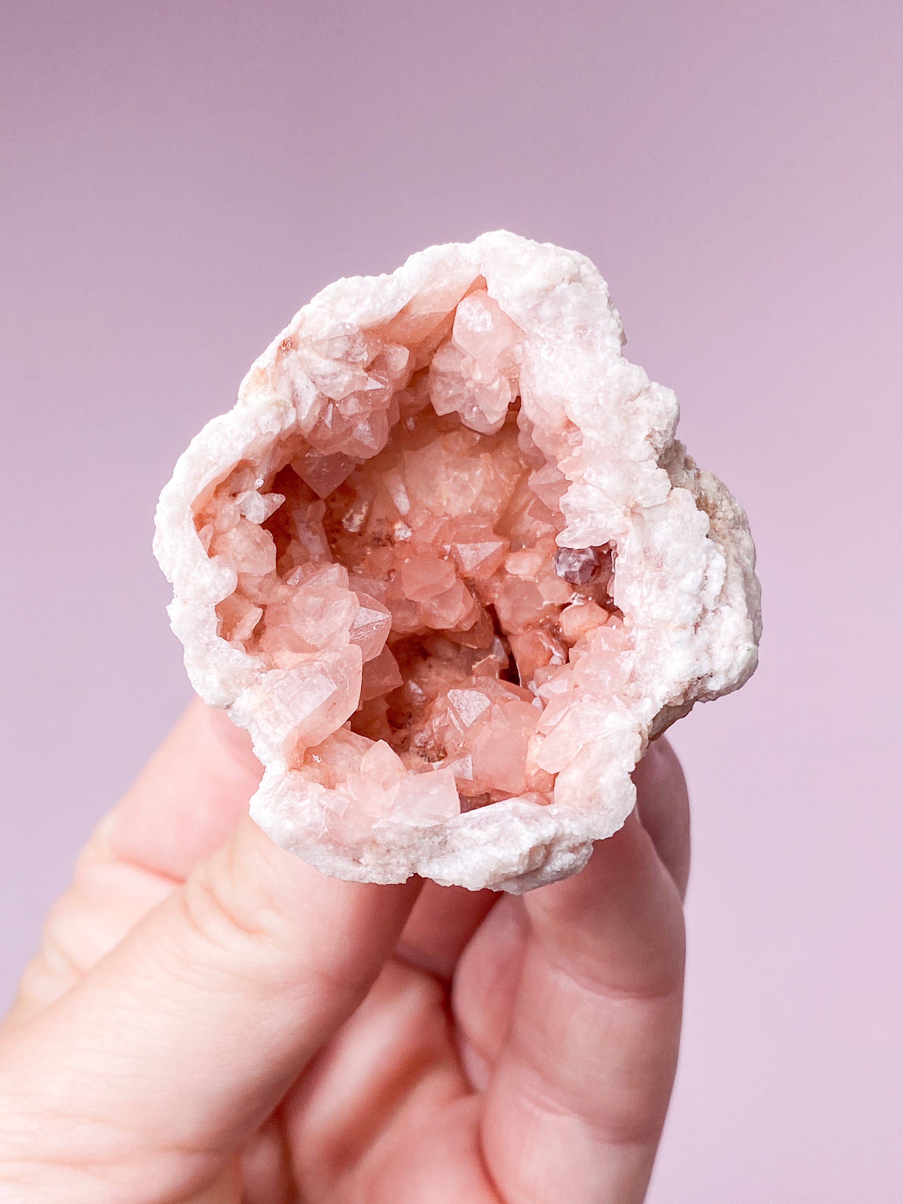Pink Ametyst Geode (Nr. 38)