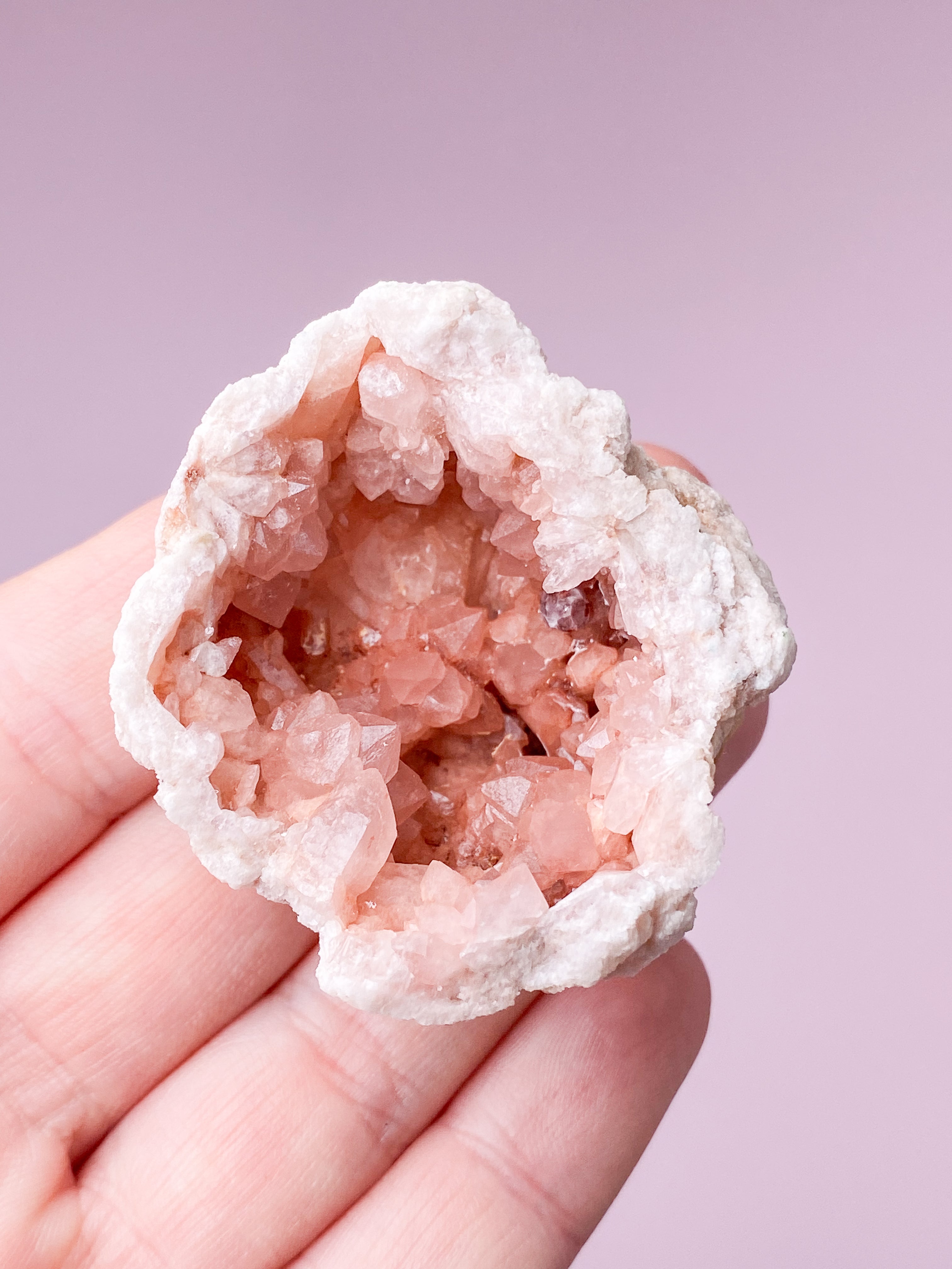 Pink Ametyst Geode (Nr. 38)