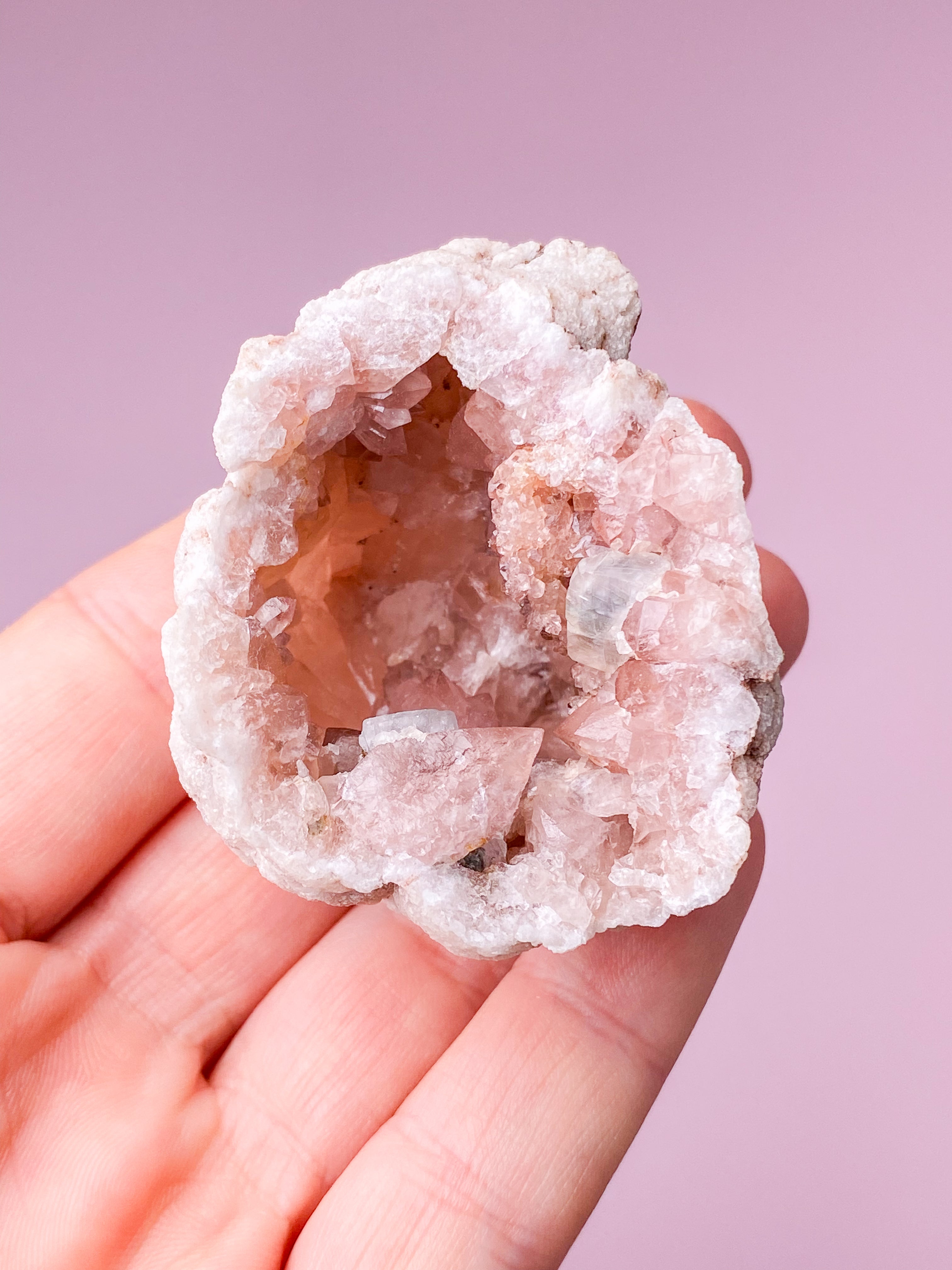 Pink Ametyst Geode (Nr. 39)