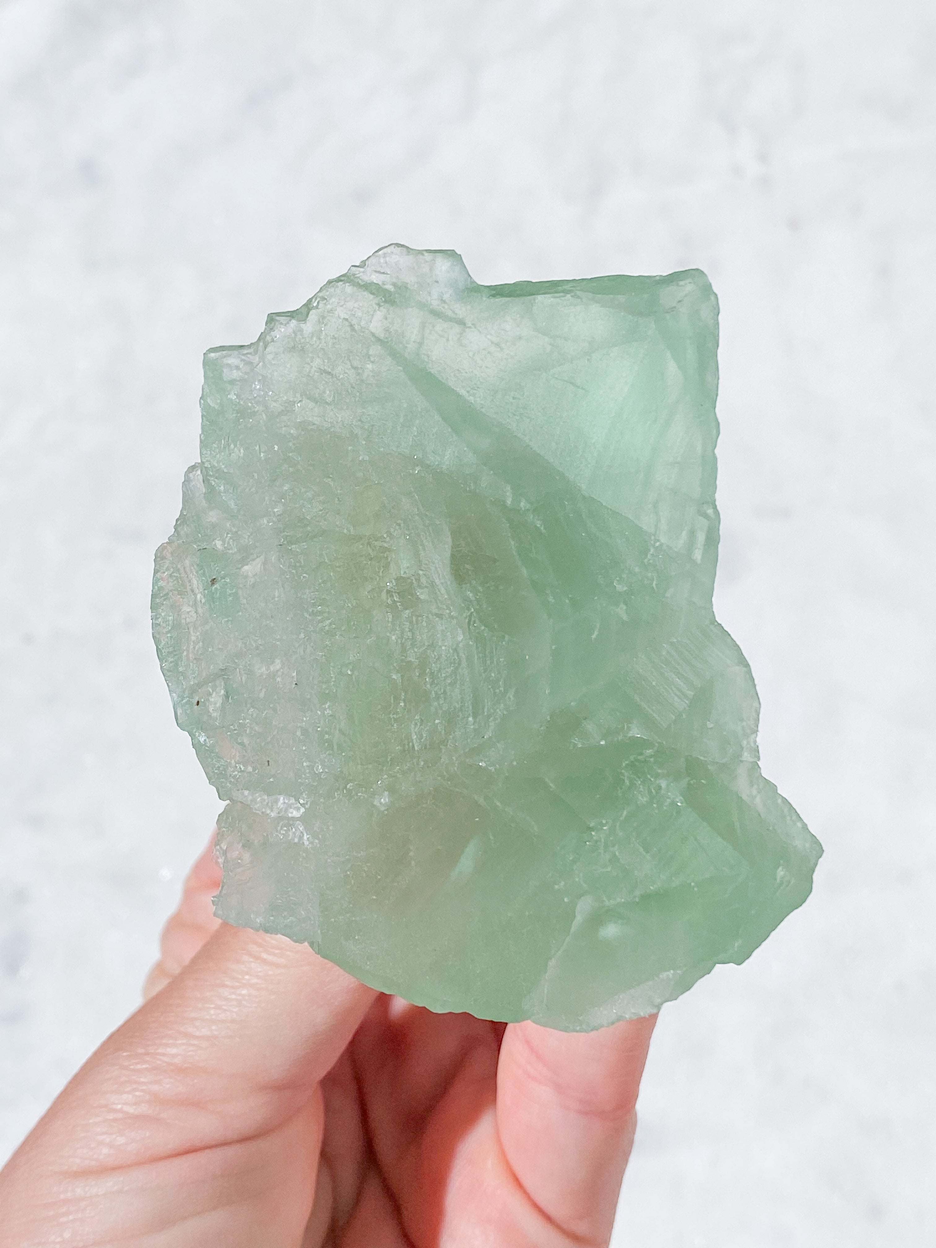 Grøn Fluorit Rå (Nr. 25)
