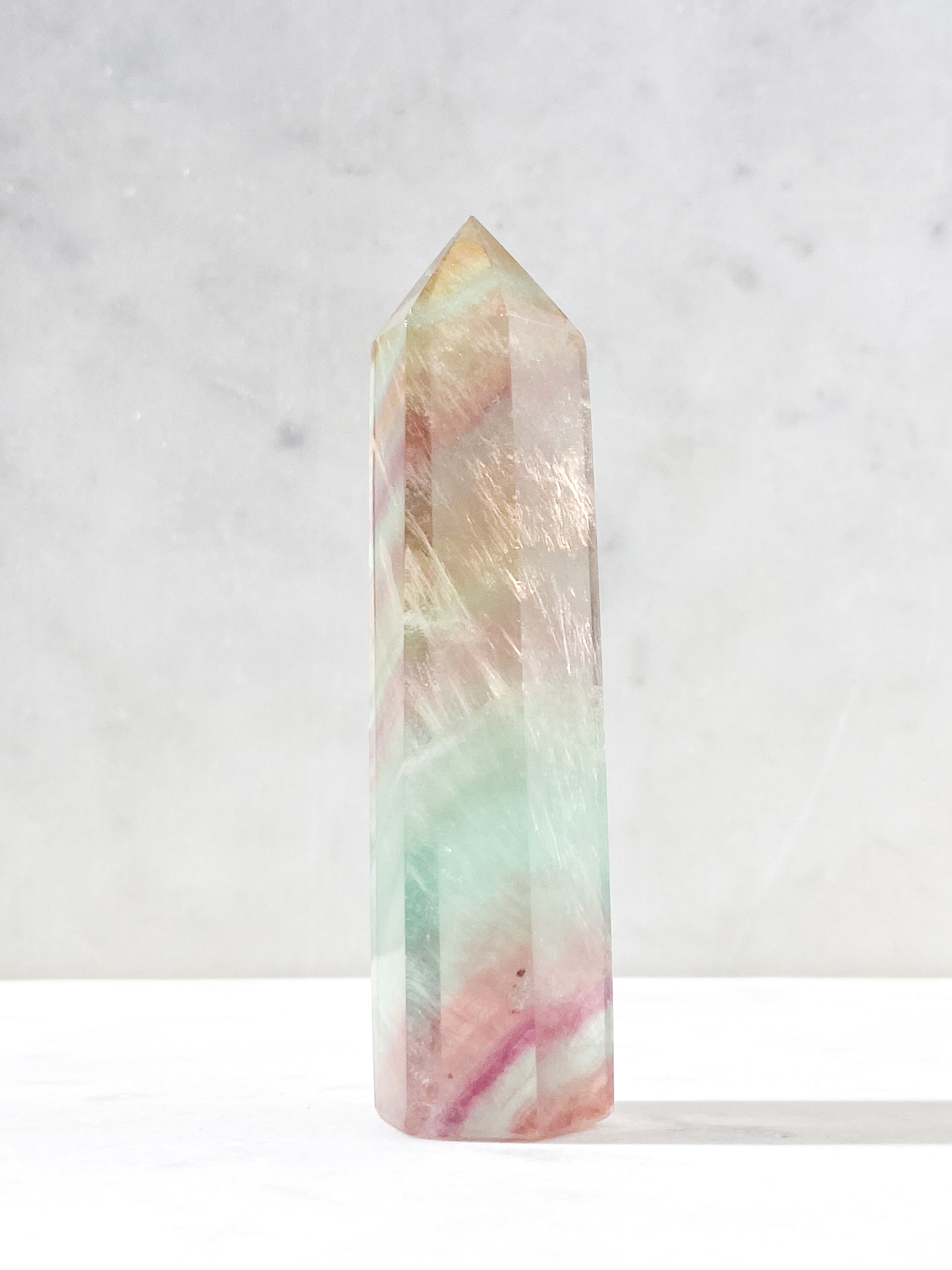 Candy Regnbue Fluorit Tårn (Nr. 1)