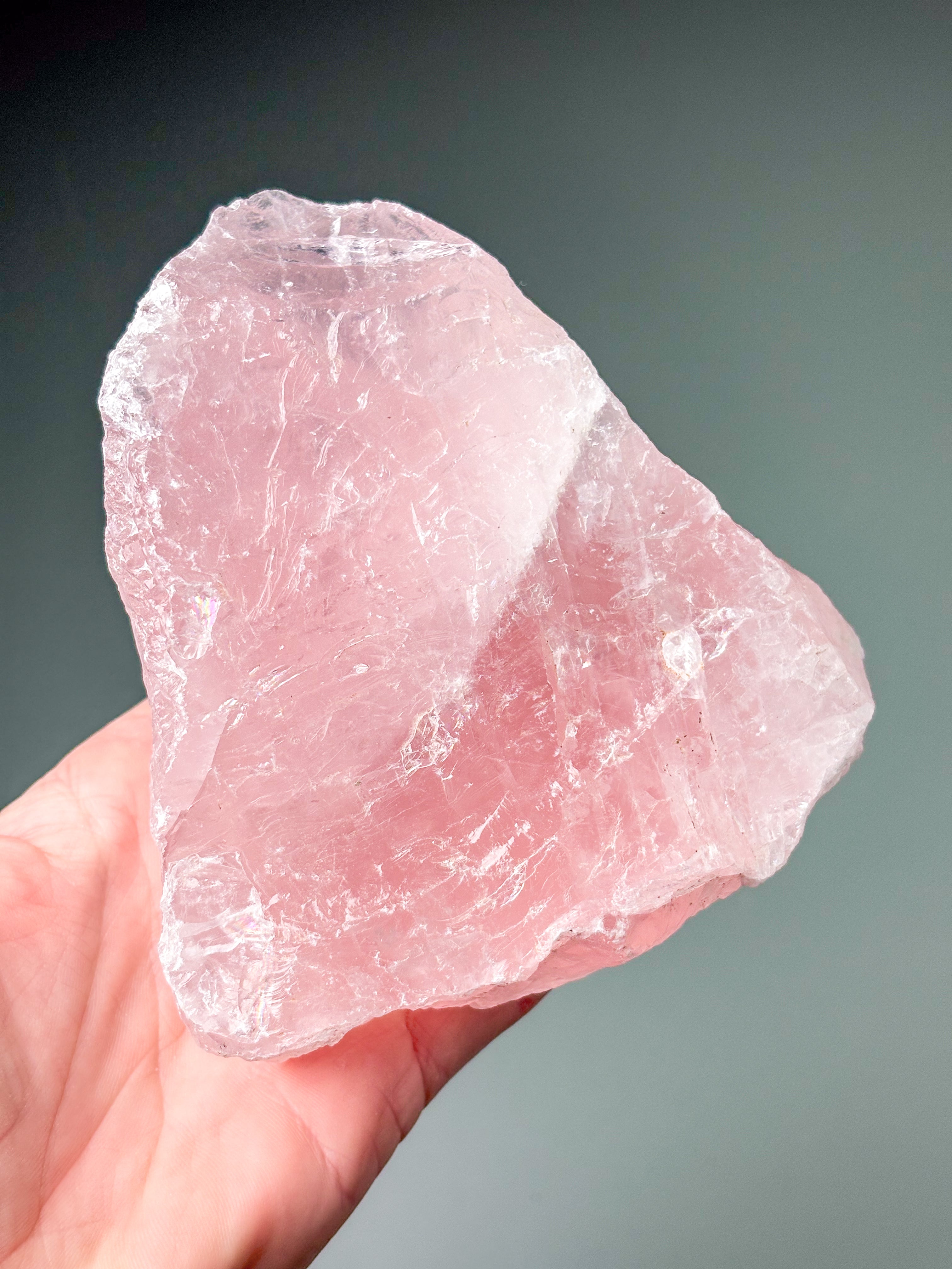 Stor Rå Rosakvarts (Nr. 12)