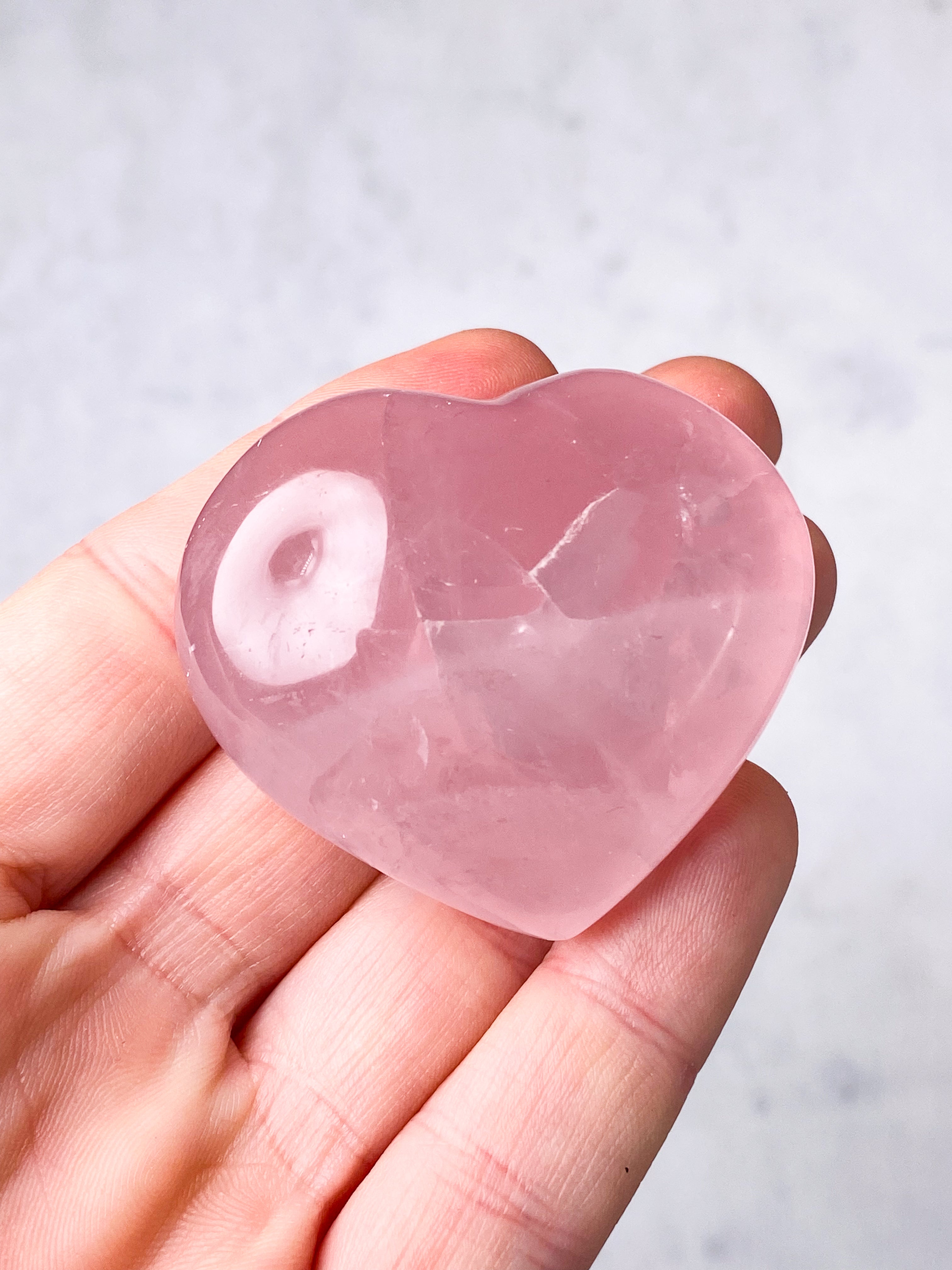 Rosakvarts Hjerte (Nr. 3)