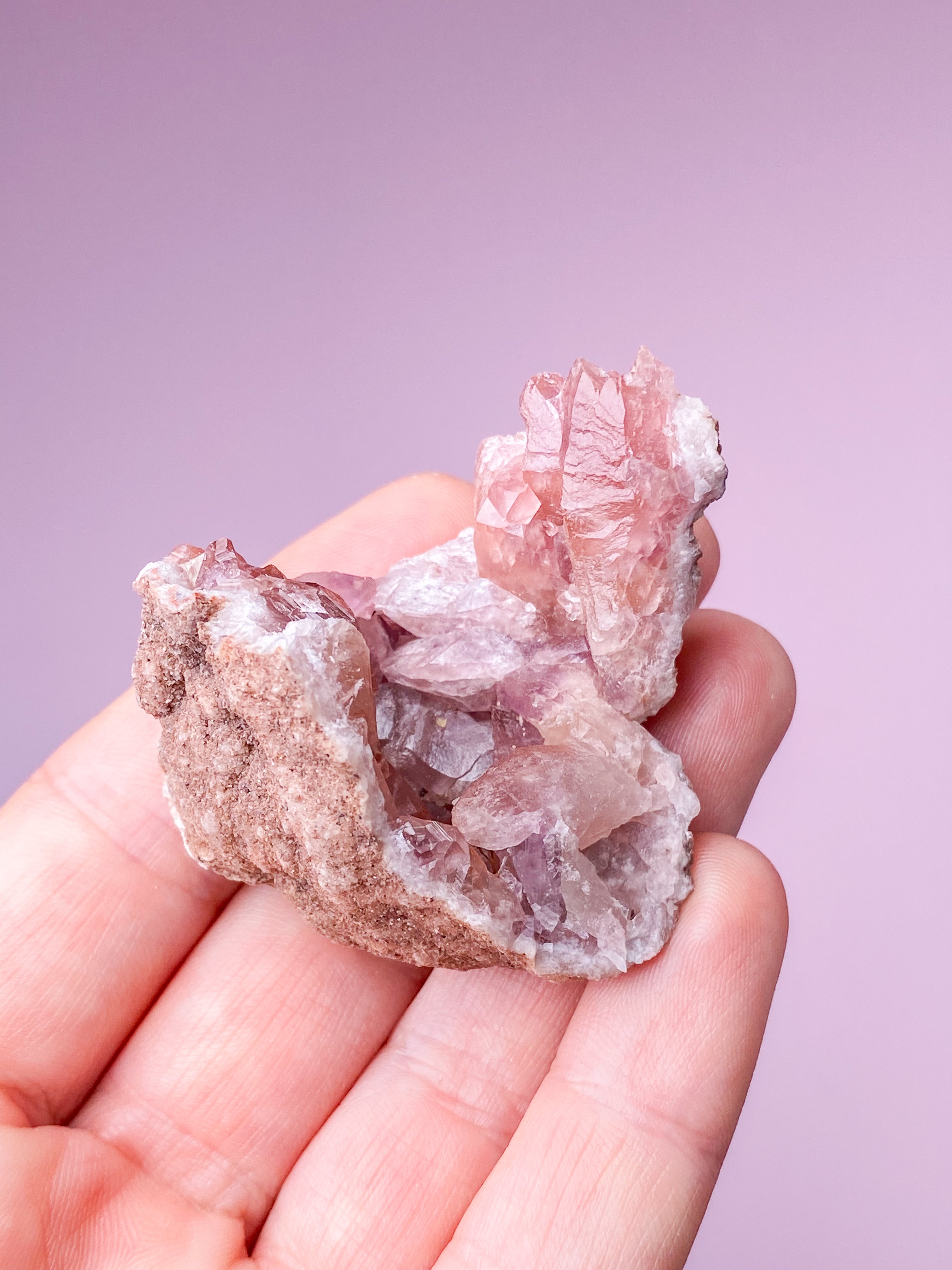 Pink Ametyst Geode (Nr. 44)