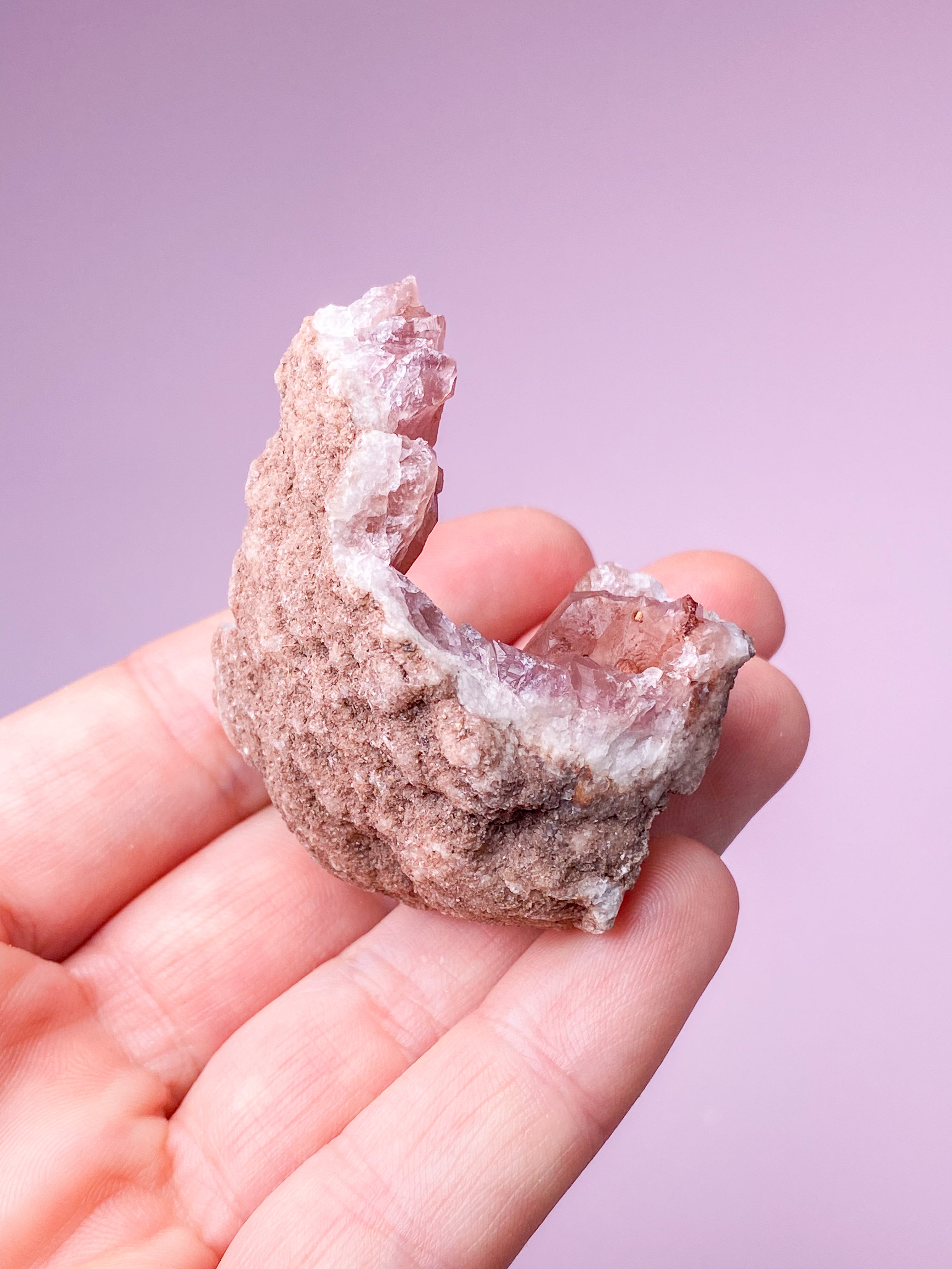 Pink Ametyst Geode (Nr. 44)