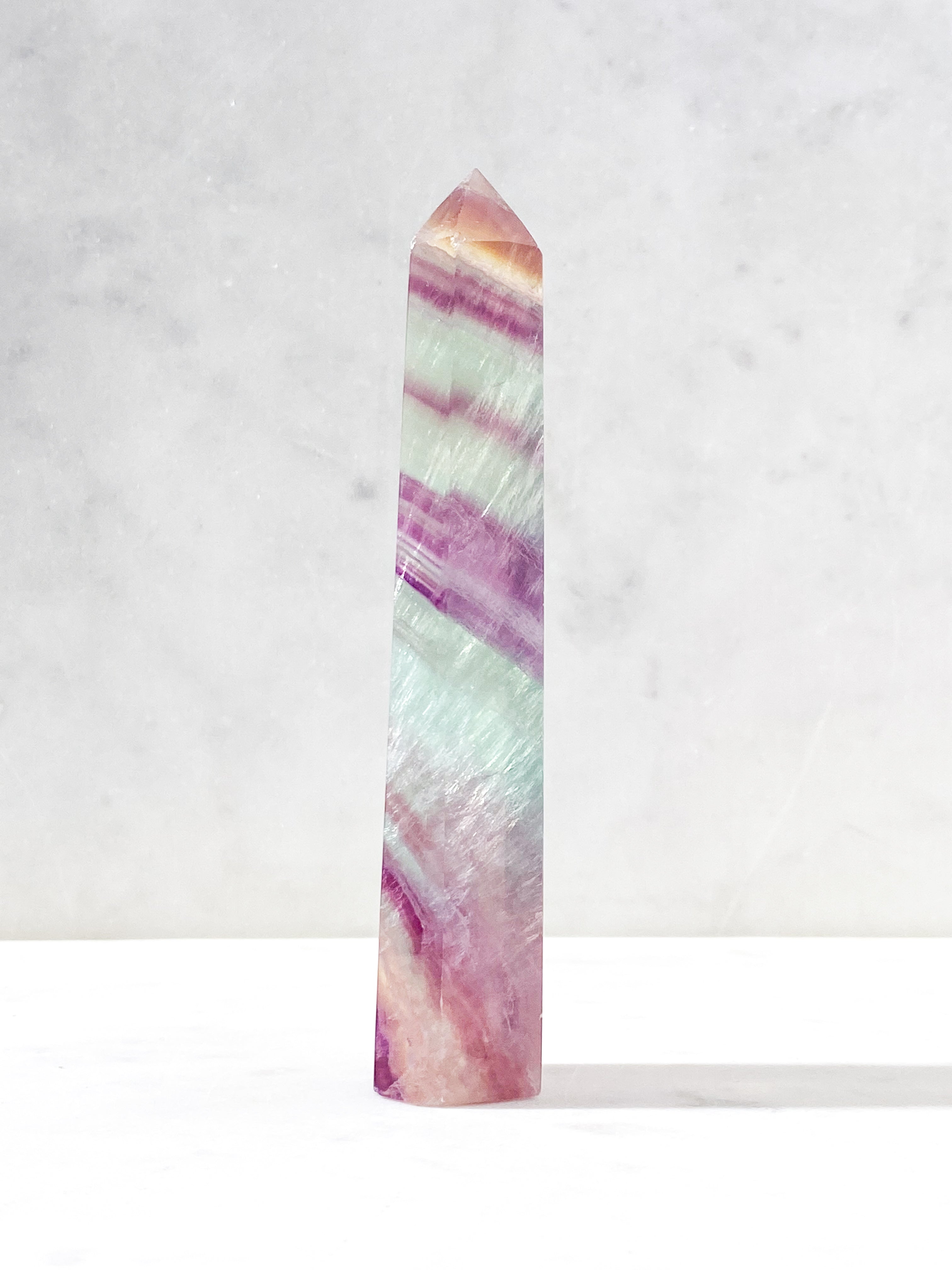 Candy Regnbue Fluorit Tårn (Nr. 4)