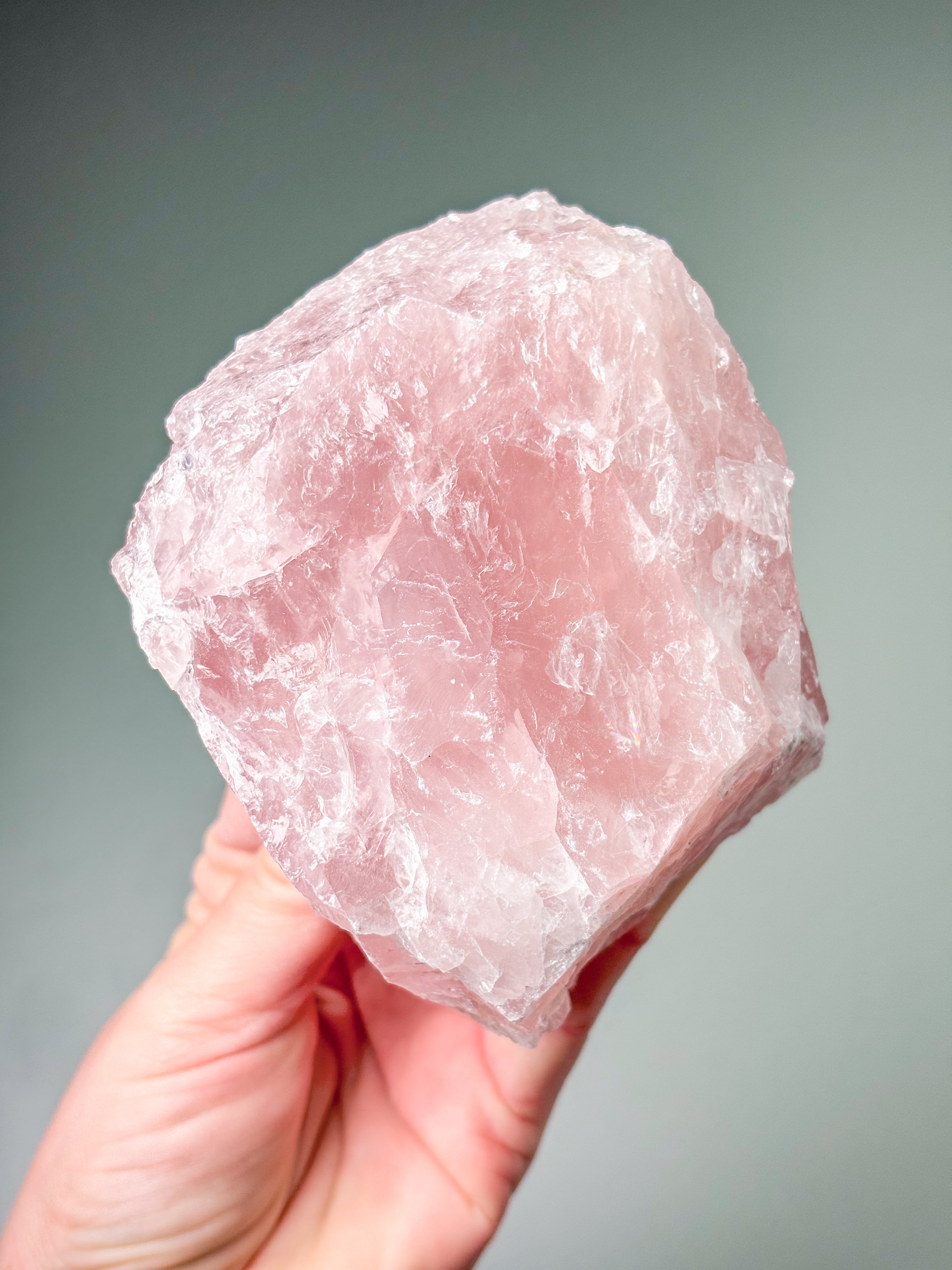 Stor Rå Rosakvarts (Nr. 14)