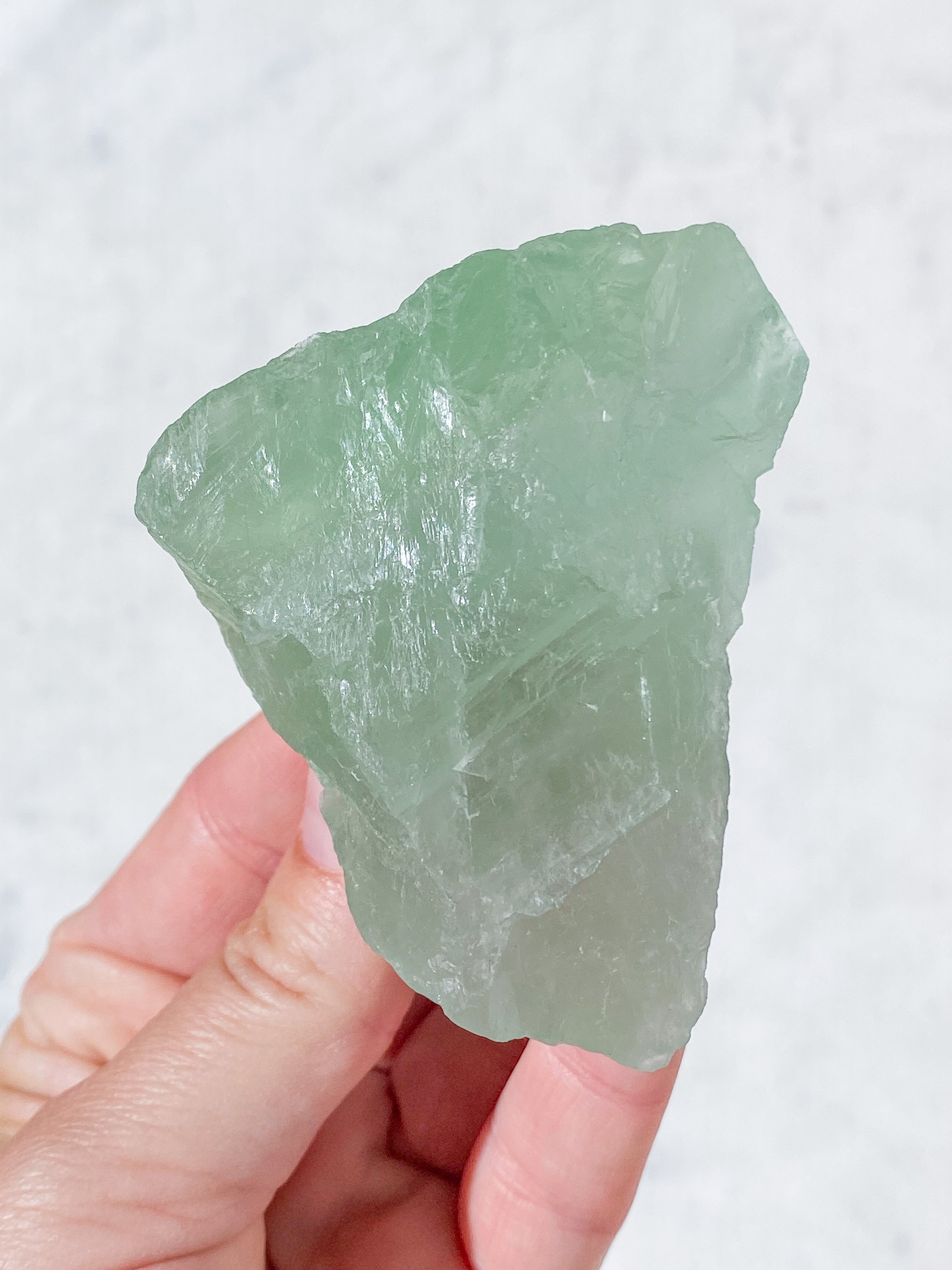 Grøn Fluorit Rå (Nr. 31)