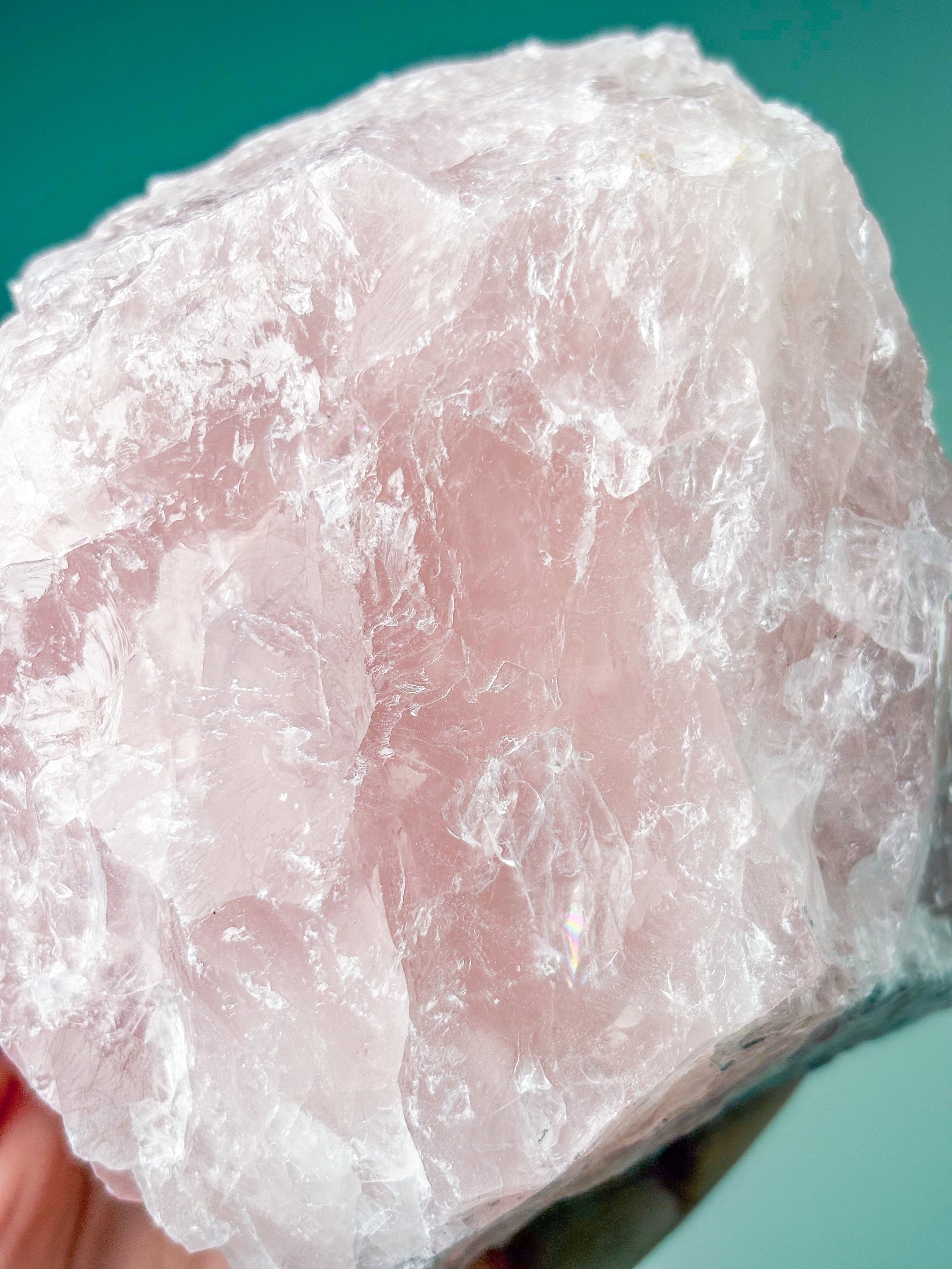 Stor Rå Rosakvarts (Nr. 14)