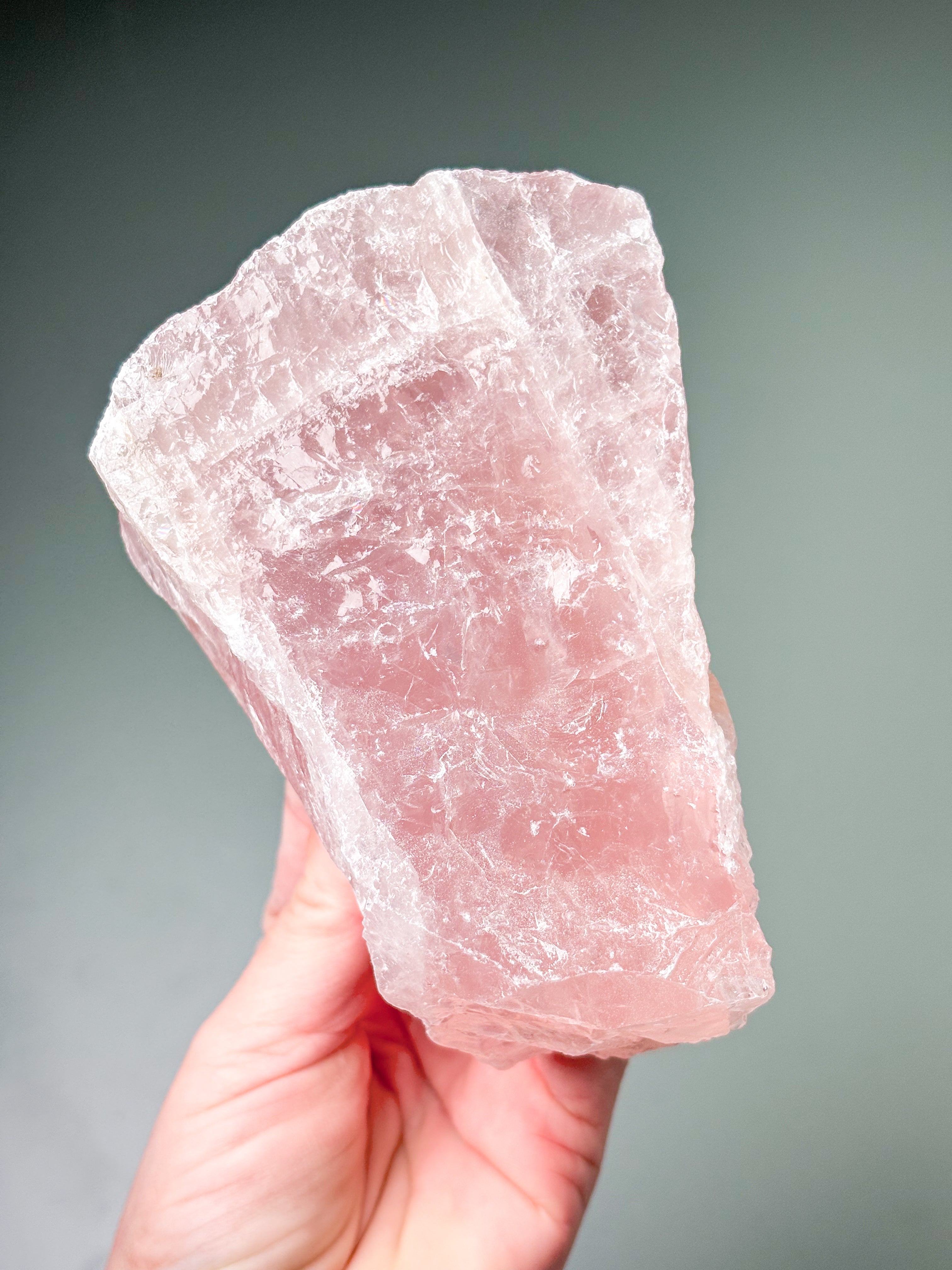 Stor Rå Rosakvarts (Nr. 17)