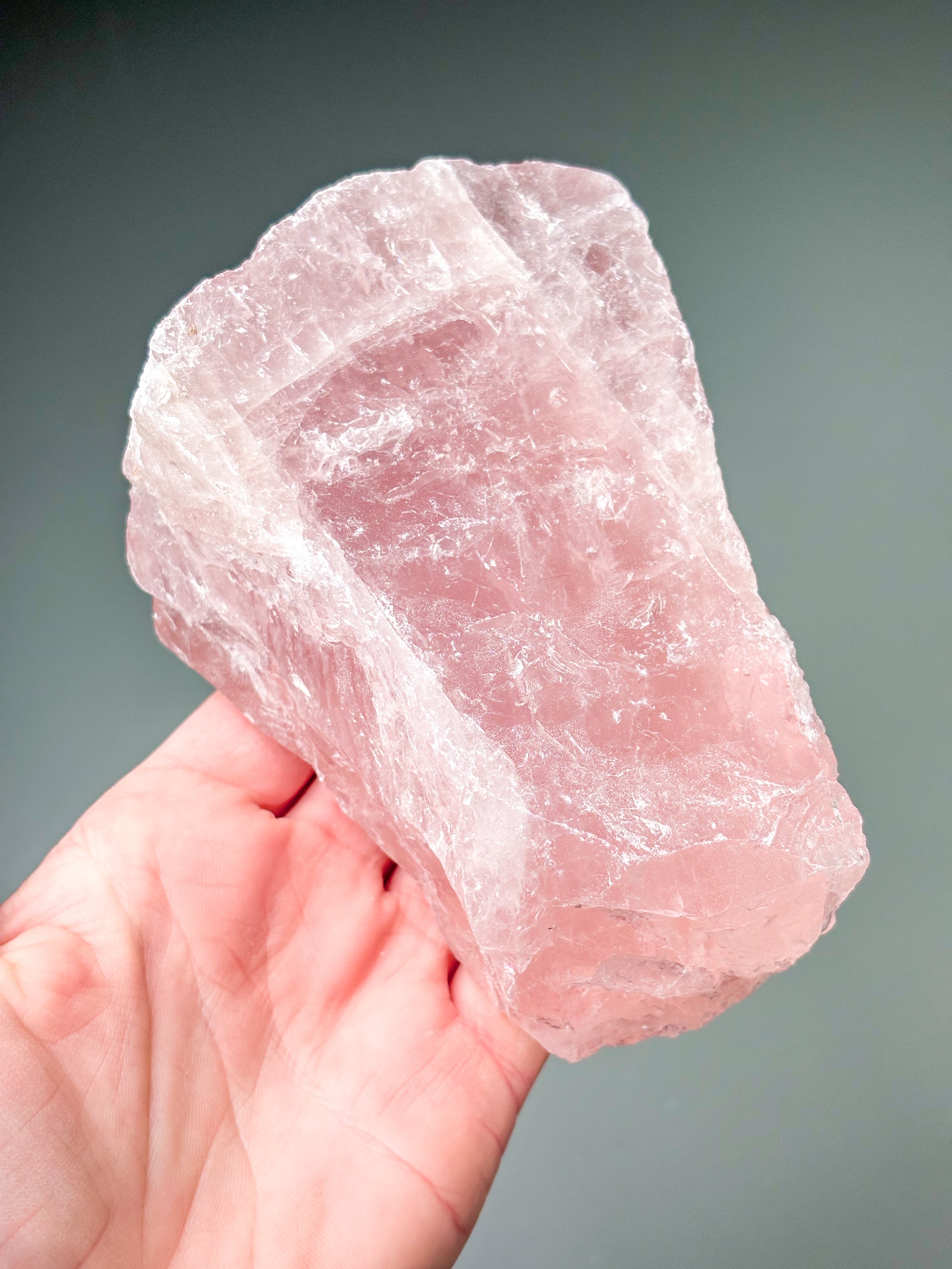 Stor Rå Rosakvarts (Nr. 17)