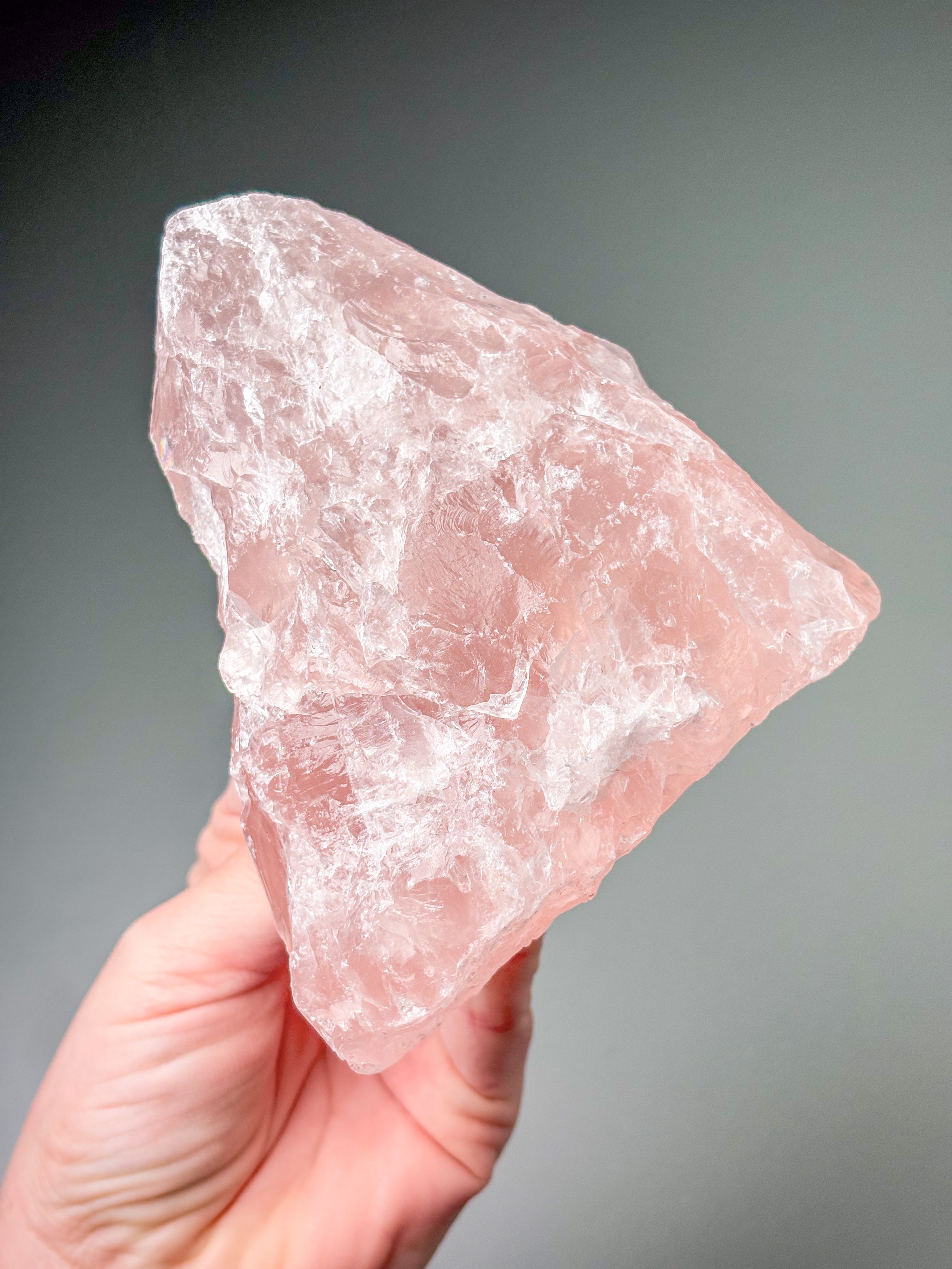Stor Rå Rosakvarts (Nr. 18)