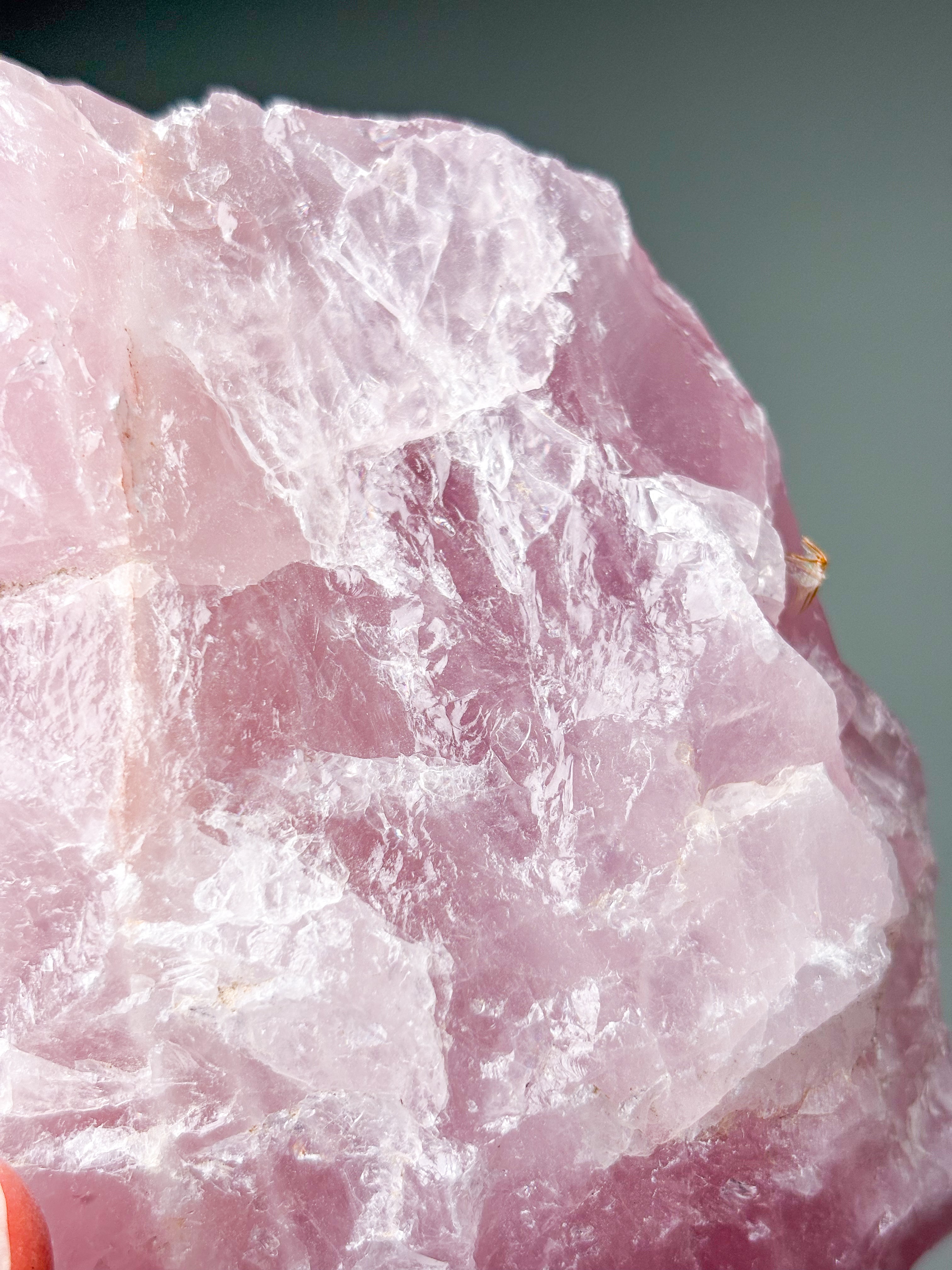 Stor Rå Rosakvarts (Nr. 19)