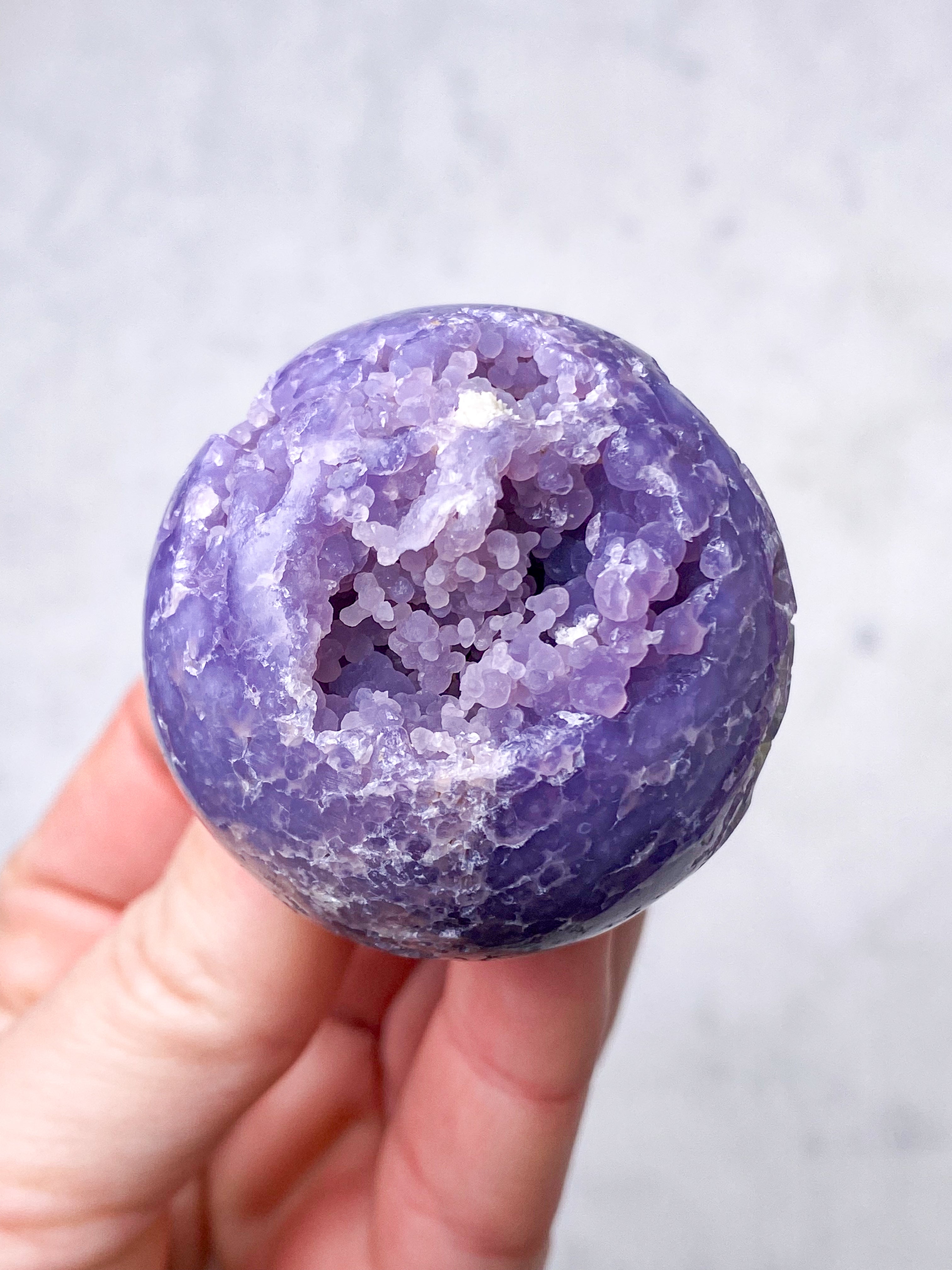 Grape Agat Kugle (Nr. 6)