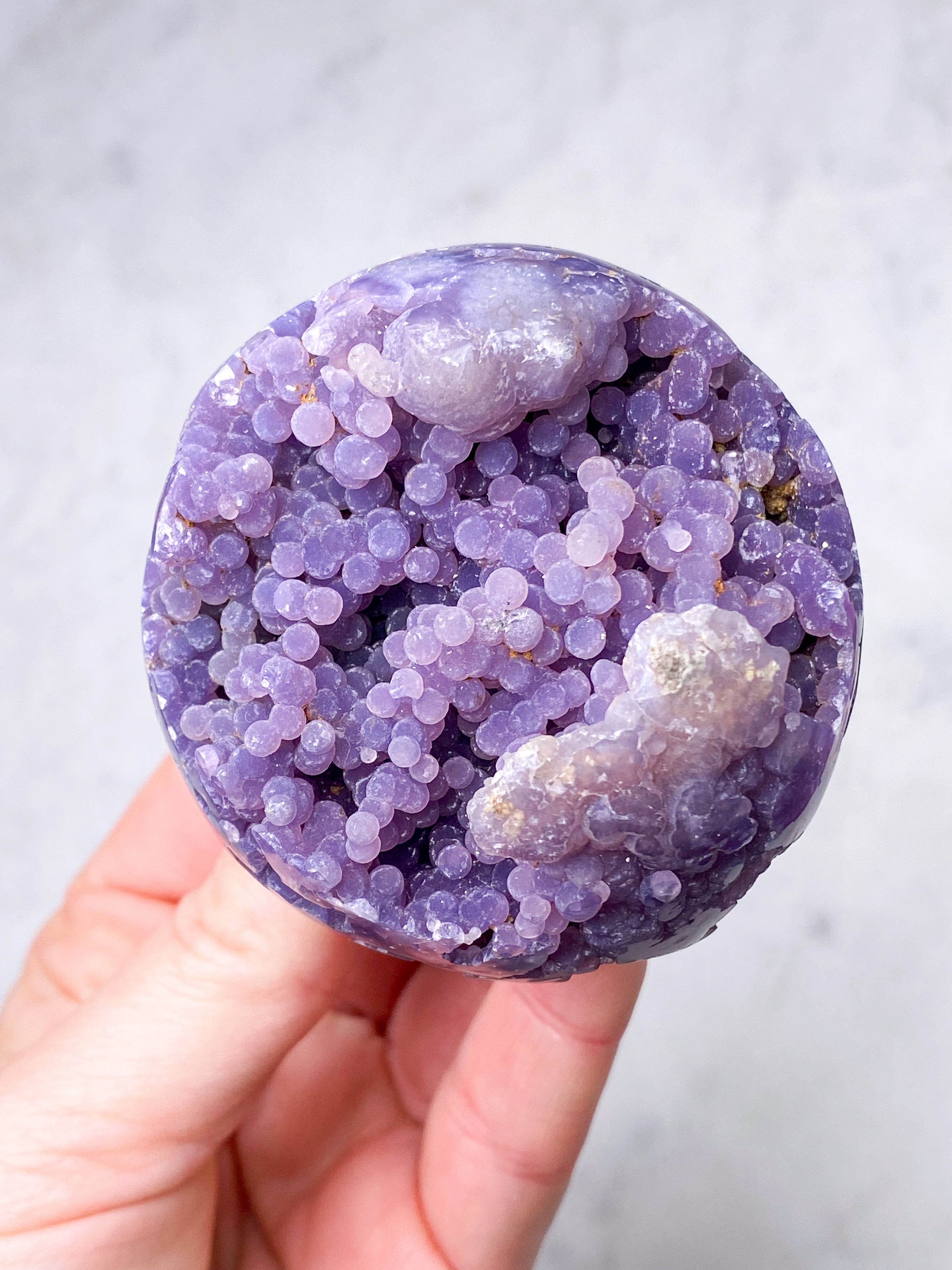 Grape Agat Kugle (Nr. 7)