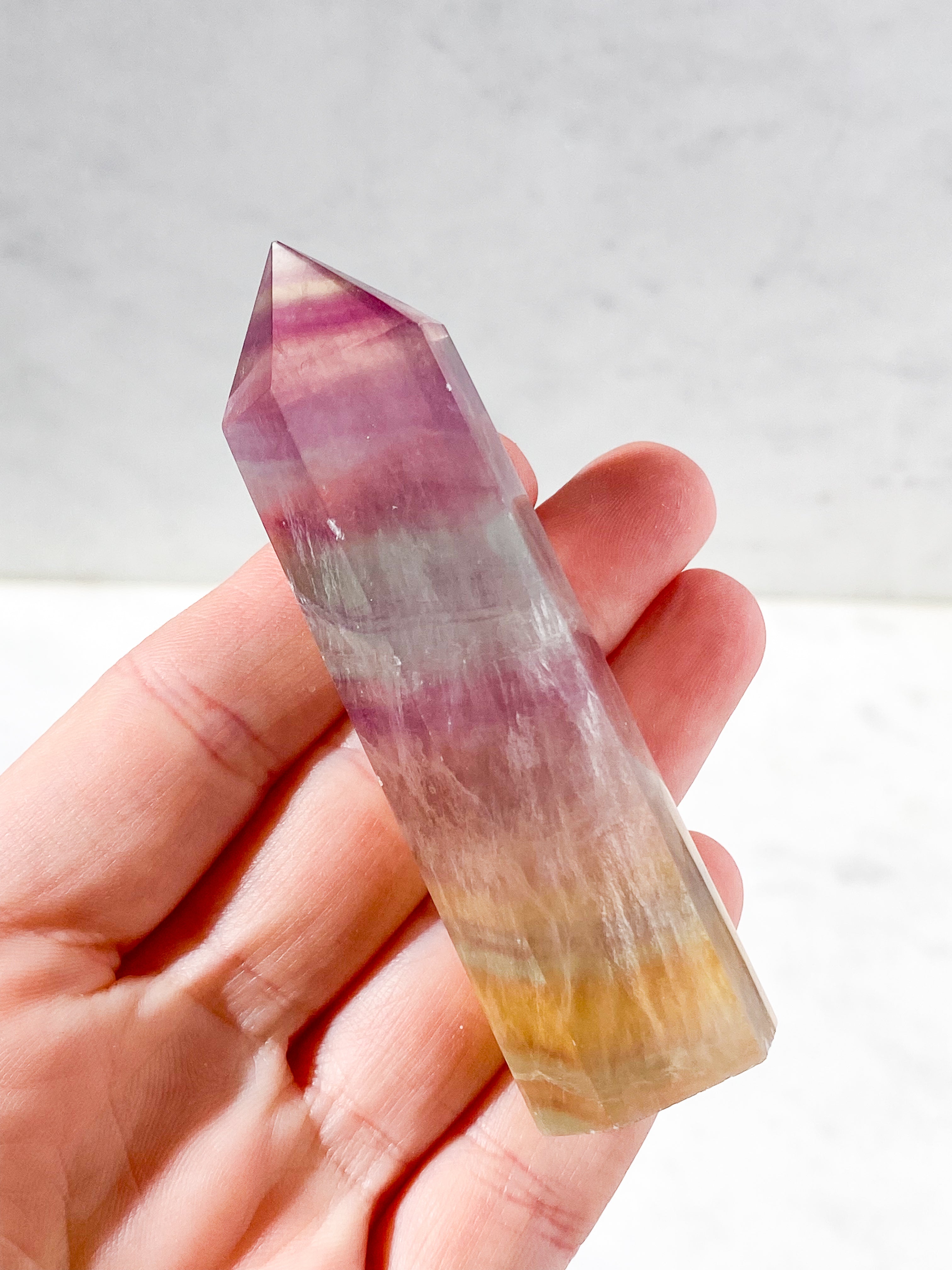 Candy Regnbue Fluorit Tårn (Nr. 19)