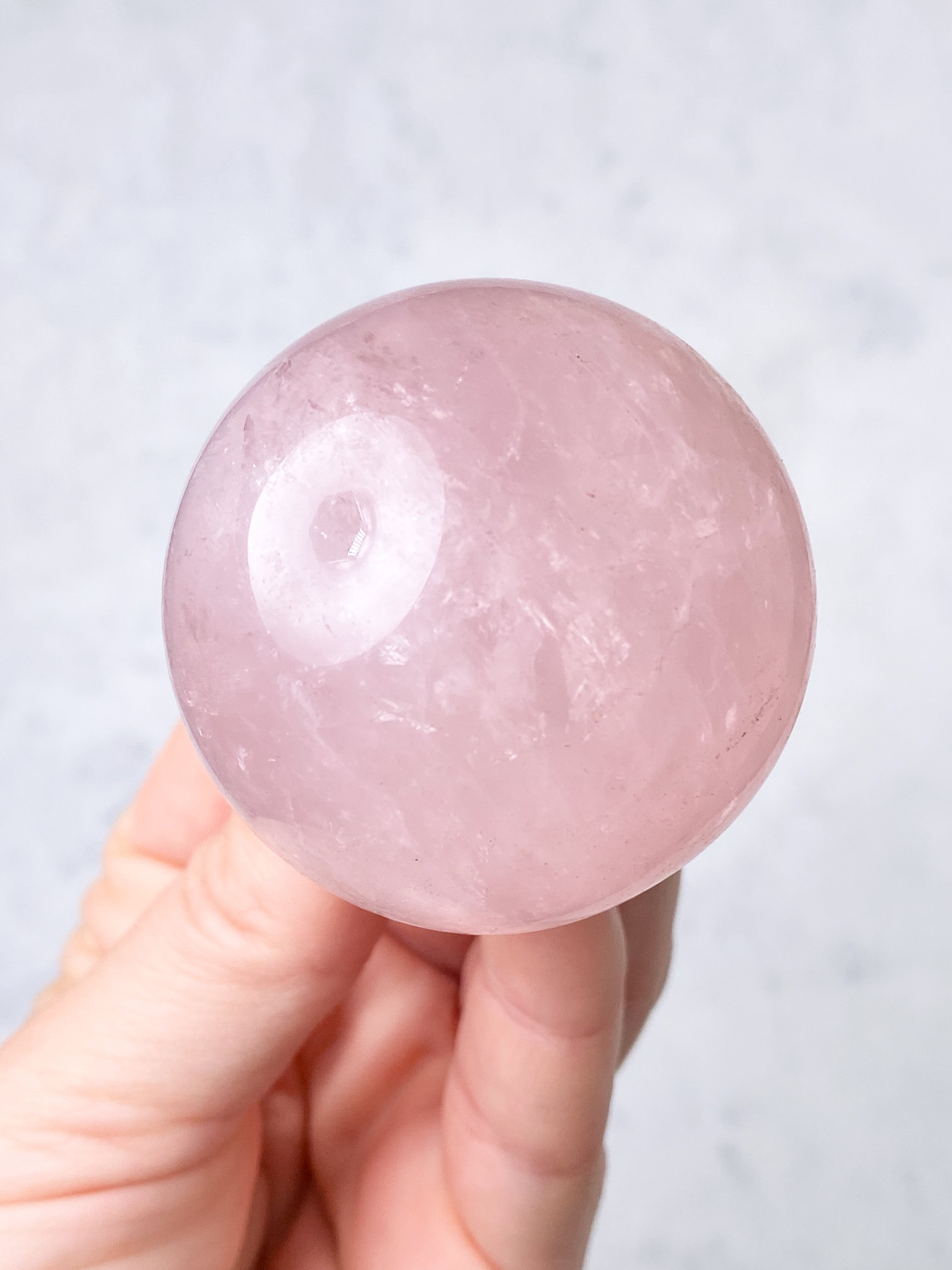 Rosakvarts Kugle (Nr. 7)