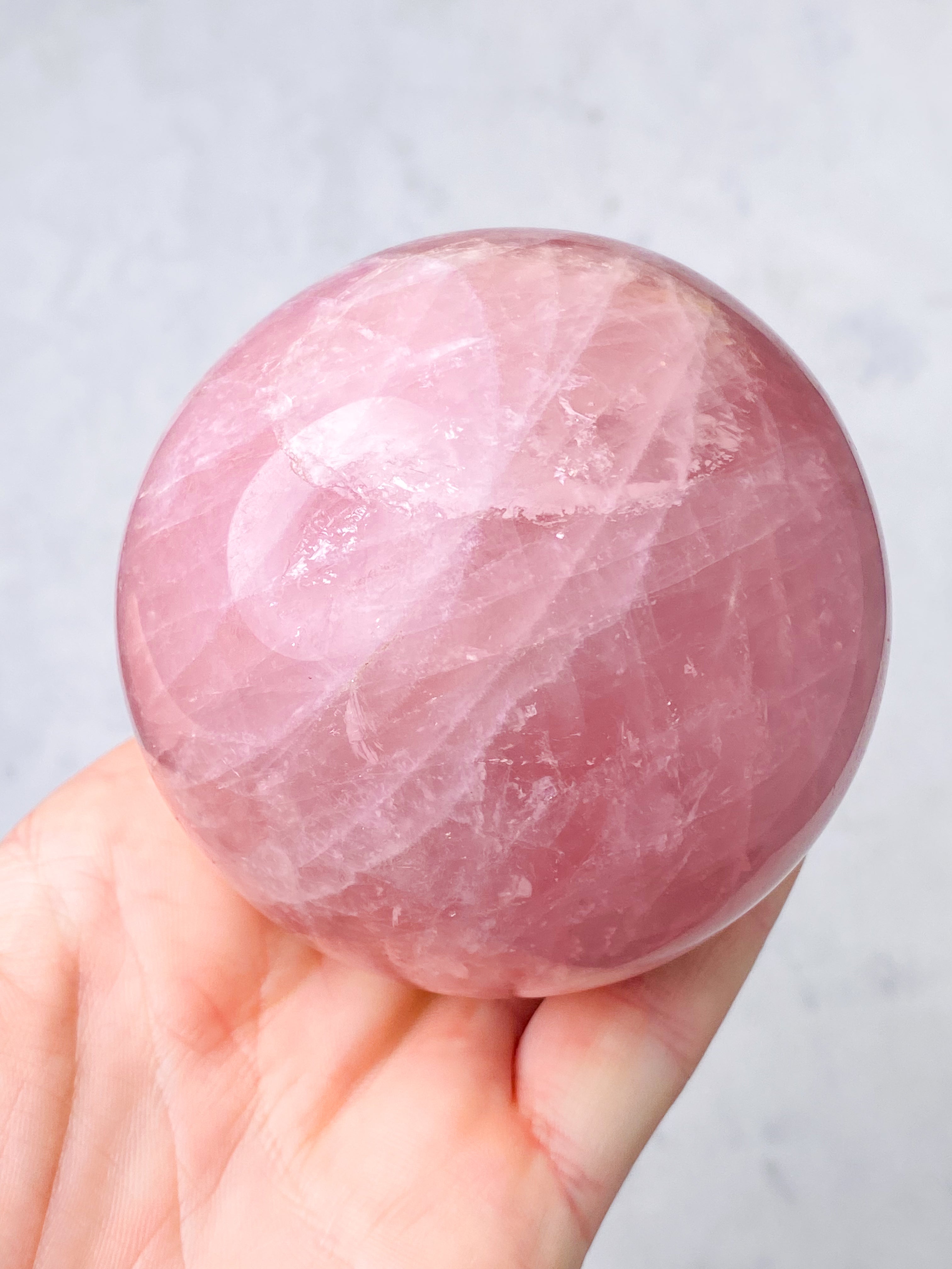 Rosakvarts Kugle (Nr. 11)