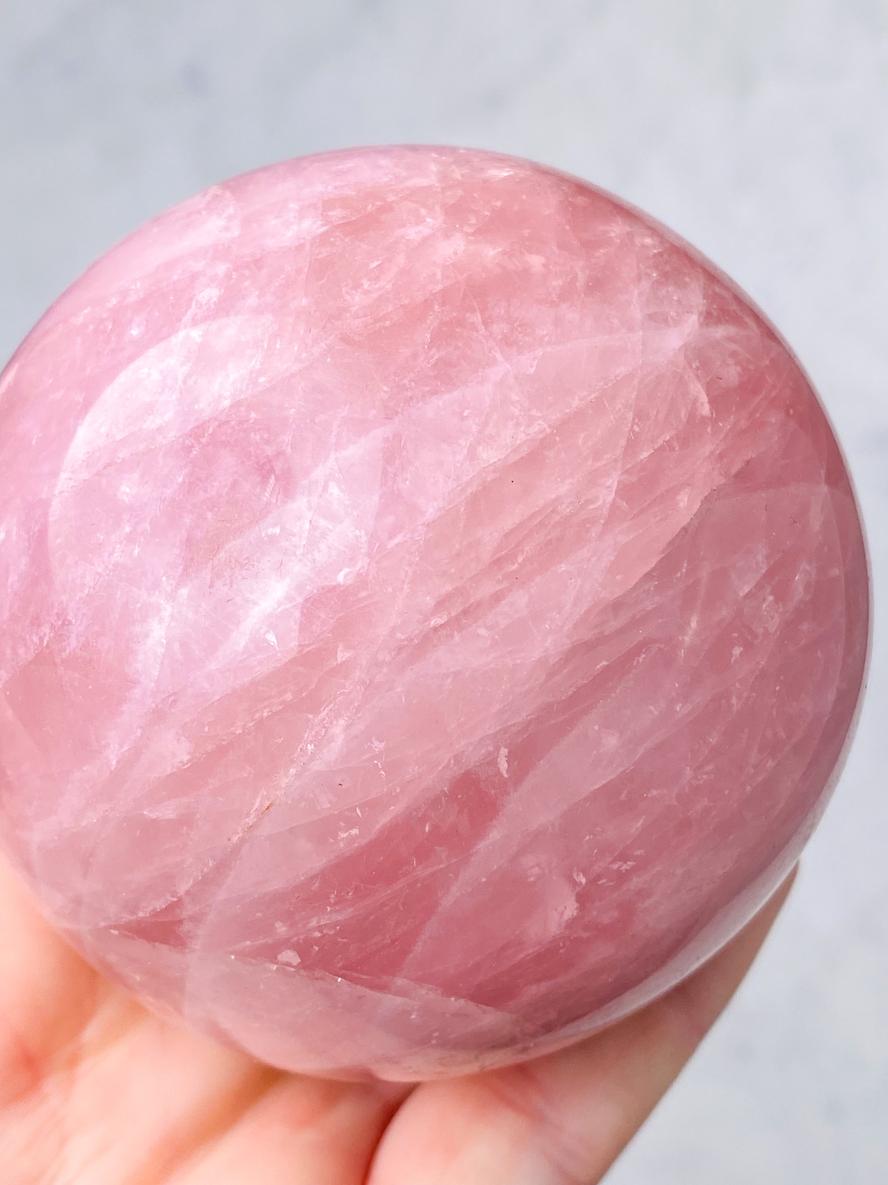 Rosakvarts Kugle (Nr. 11)