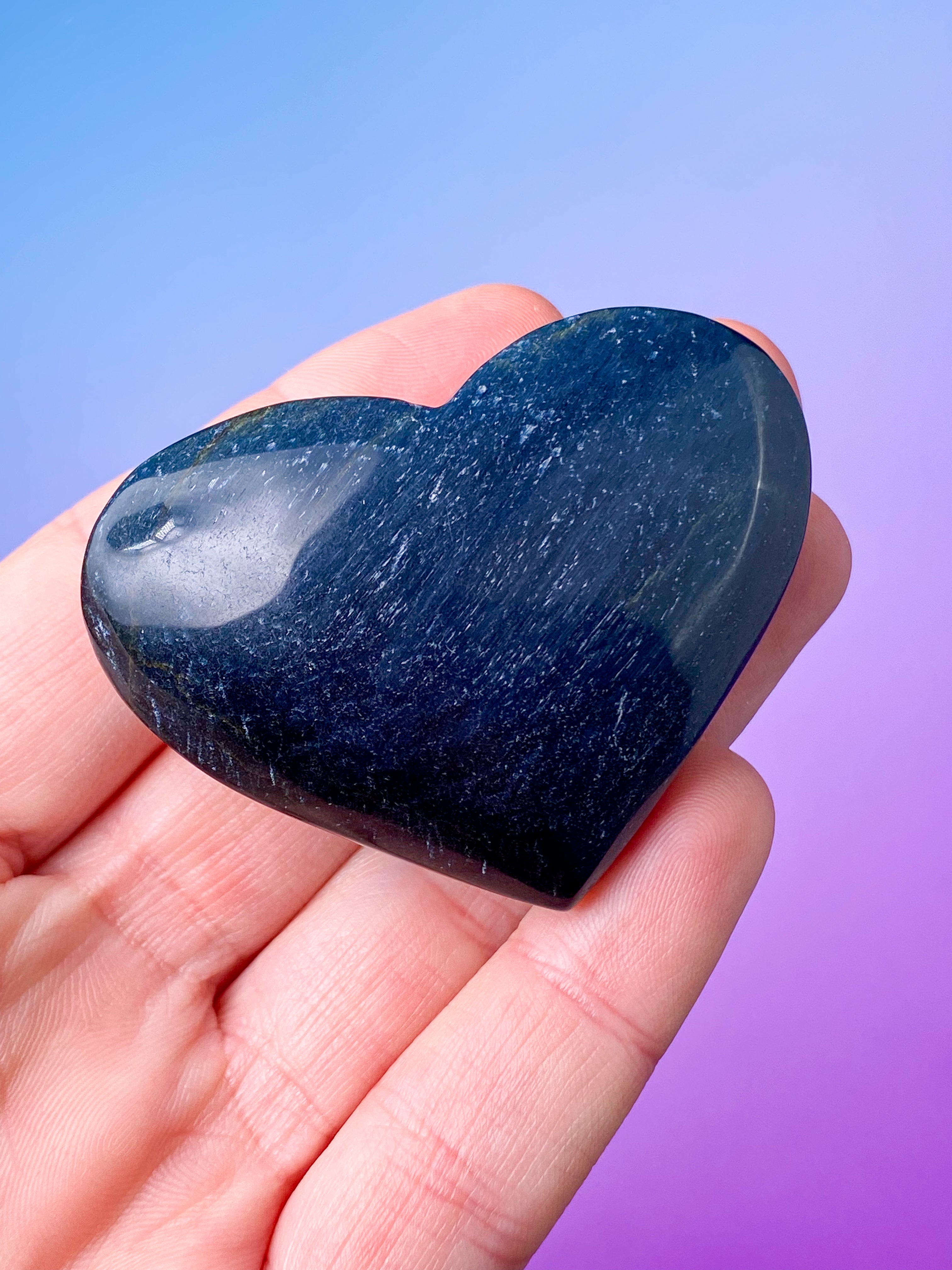 Blå Tigerøje Hjerte (Nr. 1)