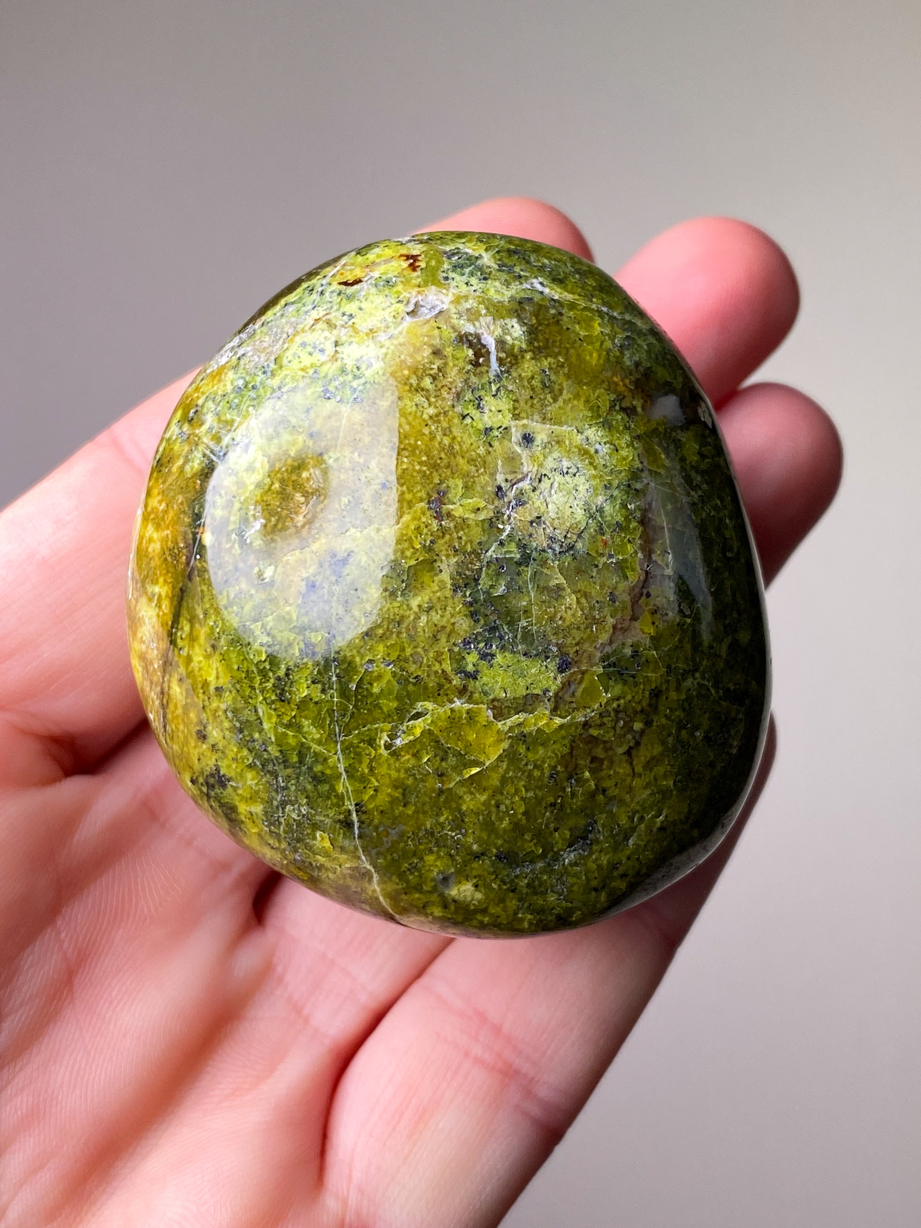 Grøn Opal Palmstone (Nr. 4)