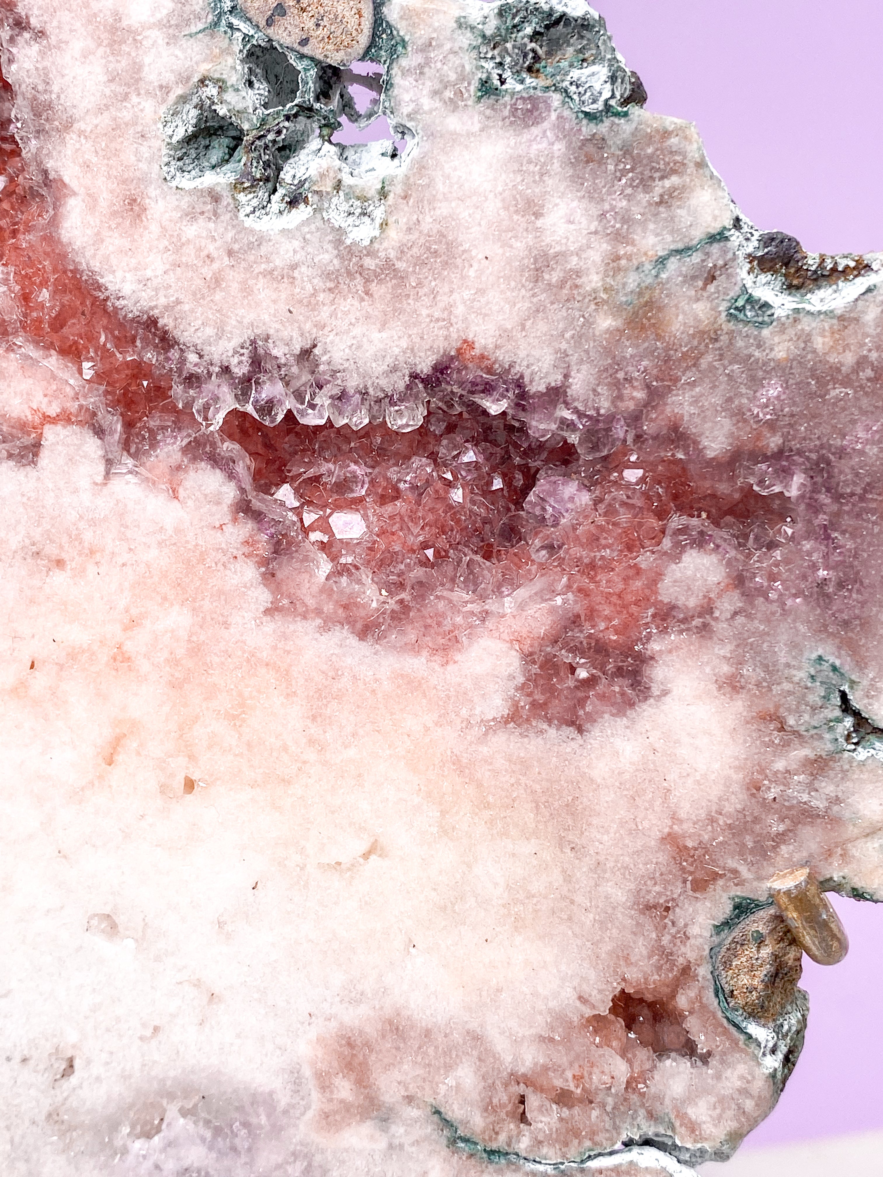 Pink Ametyst på fod (Nr. 8)