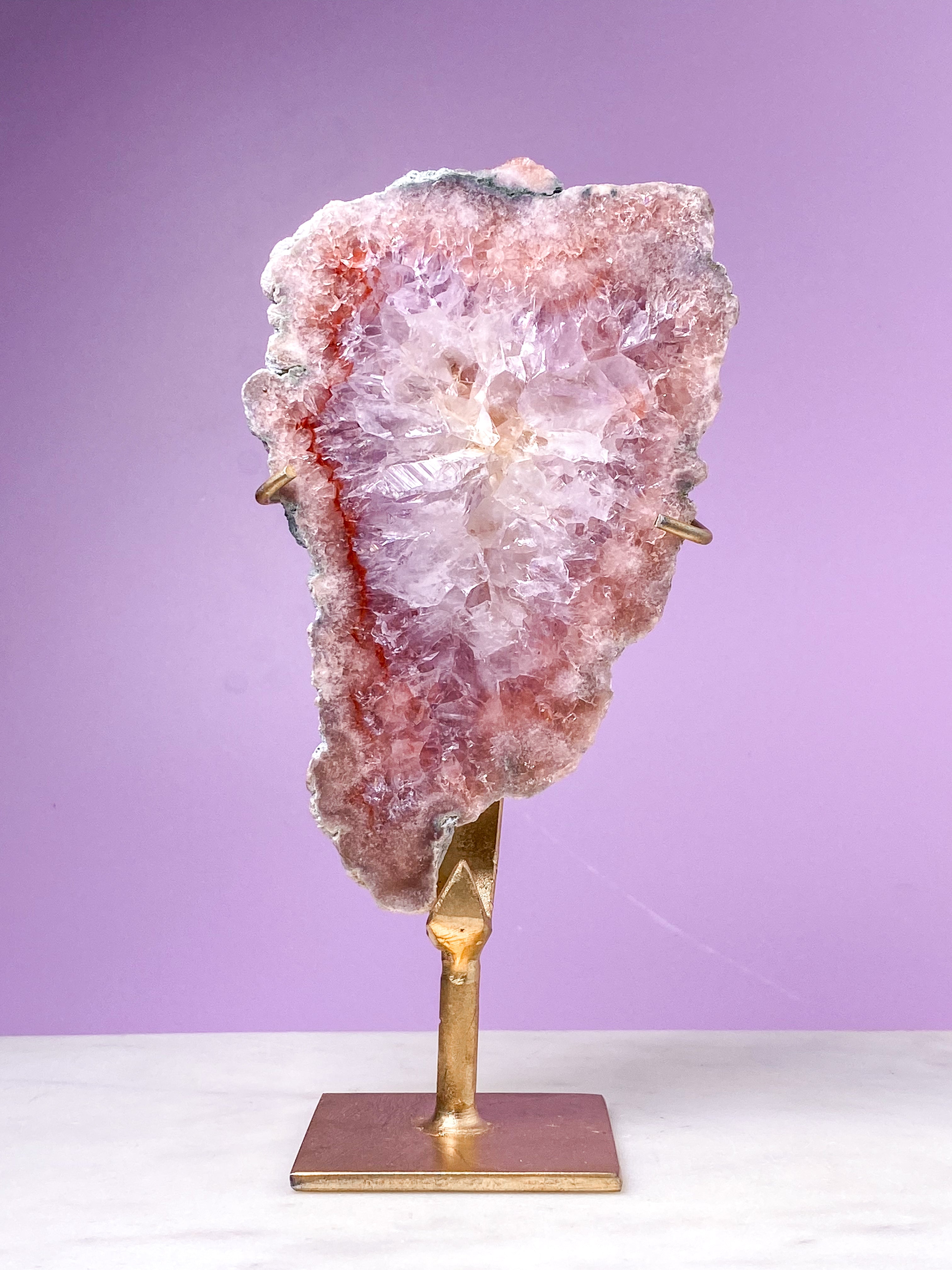 Pink Ametyst på fod (Nr. 16)