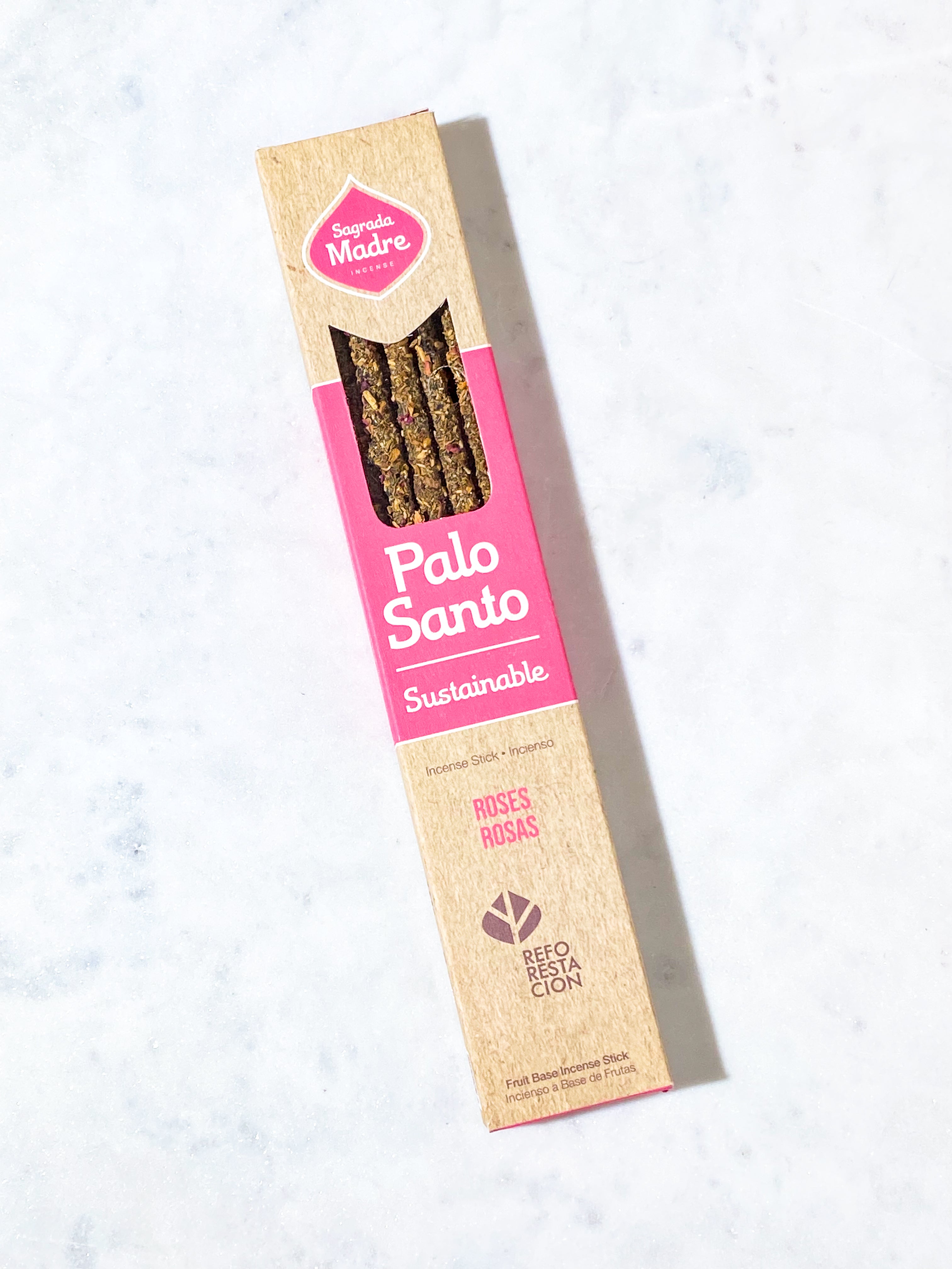 Rosenblade & Palo Santo Røgelsespinde (8 stk.)