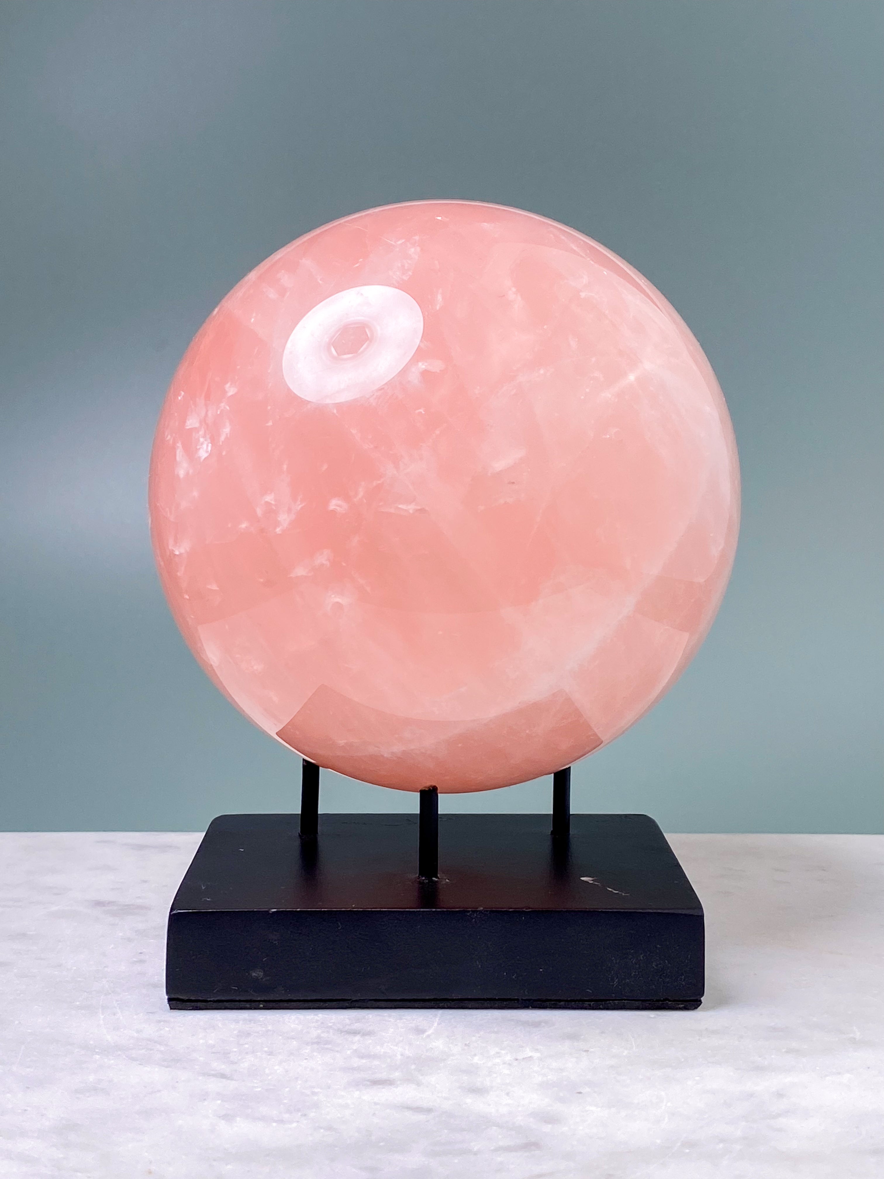 Kæmpe Rosakvarts Kugle (Nr. 2)
