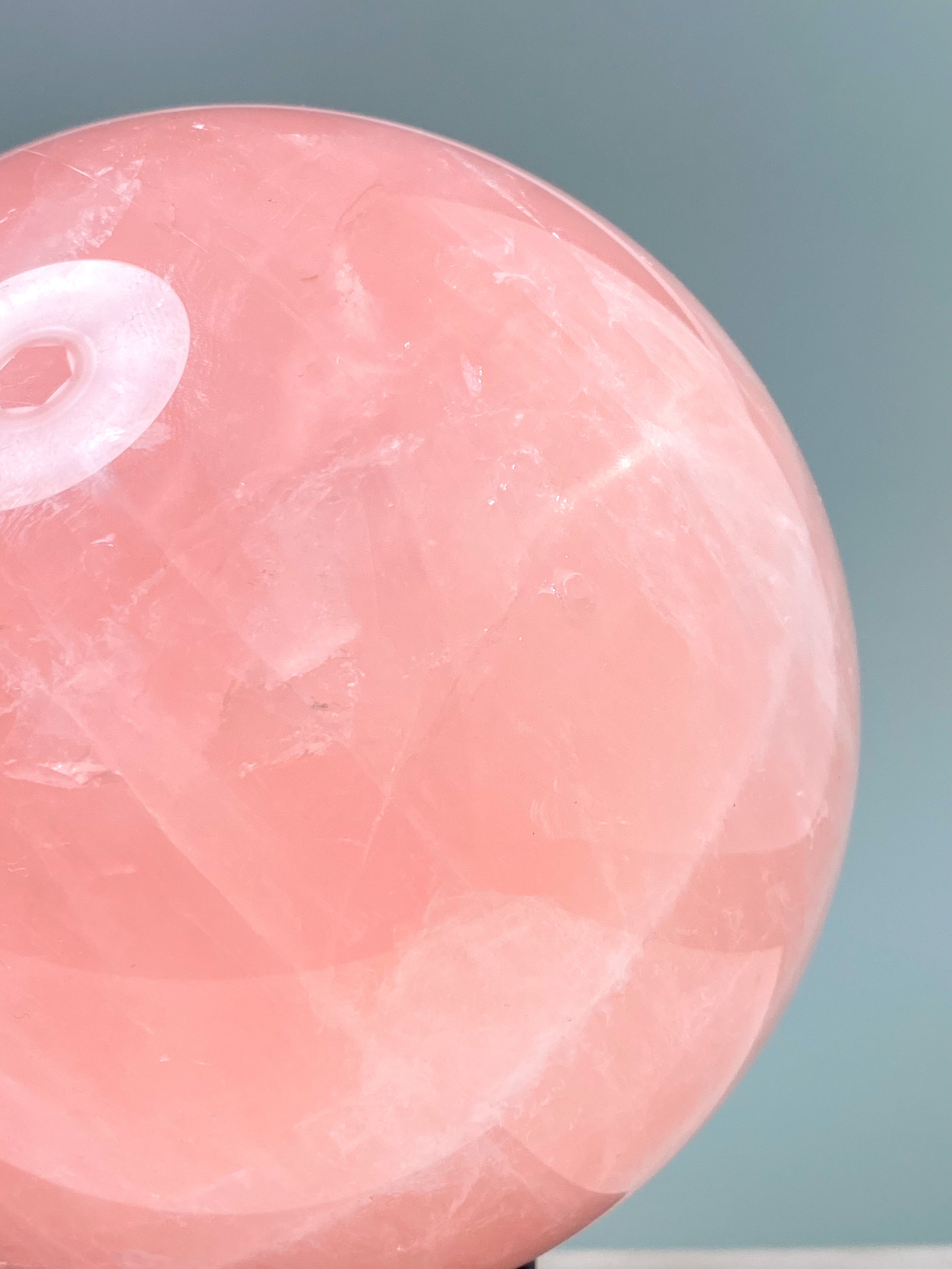 Kæmpe Rosakvarts Kugle (Nr. 2)