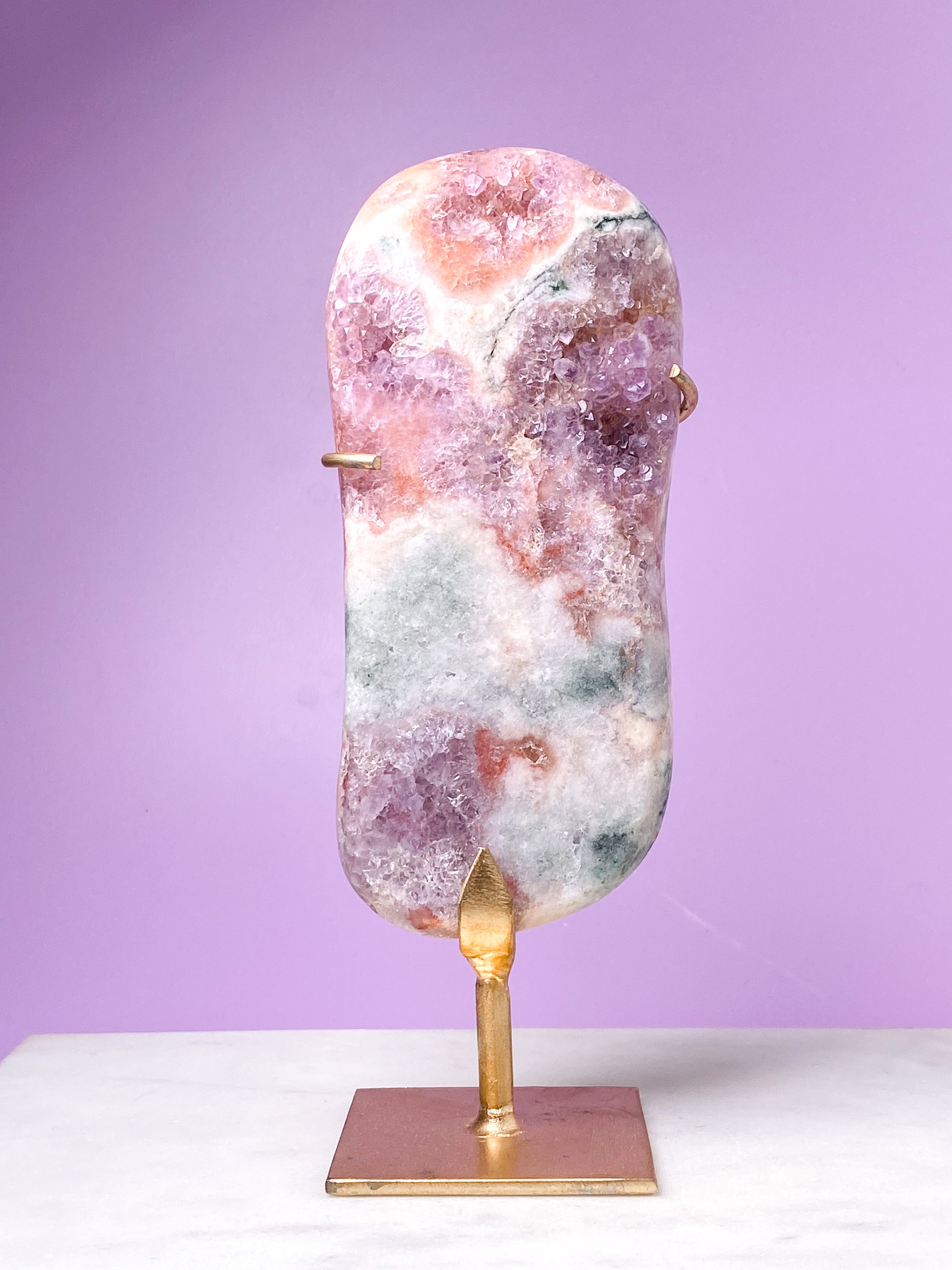 Pink Ametyst på fod (Nr. 24)