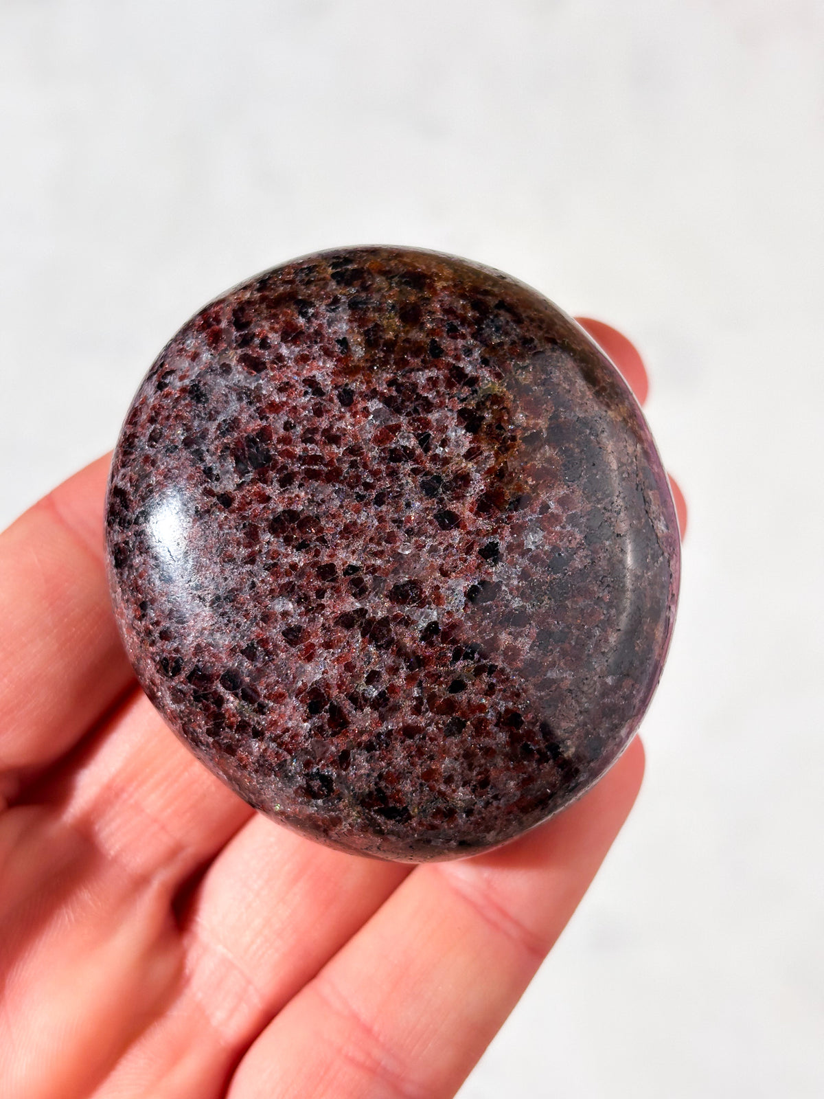 Granat palmsten (Nr. 10)
