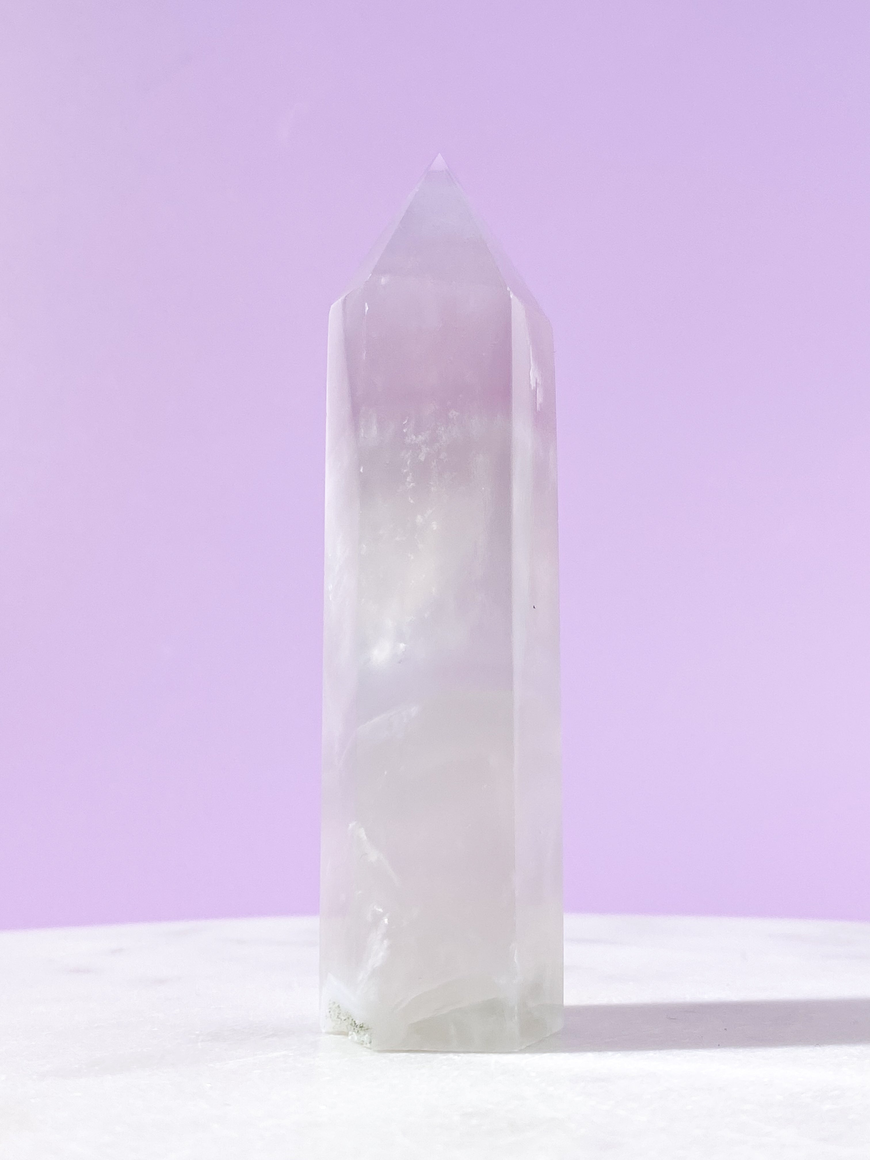 Lavendel Yttrium Fluorit Tårn (Nr. 20)
