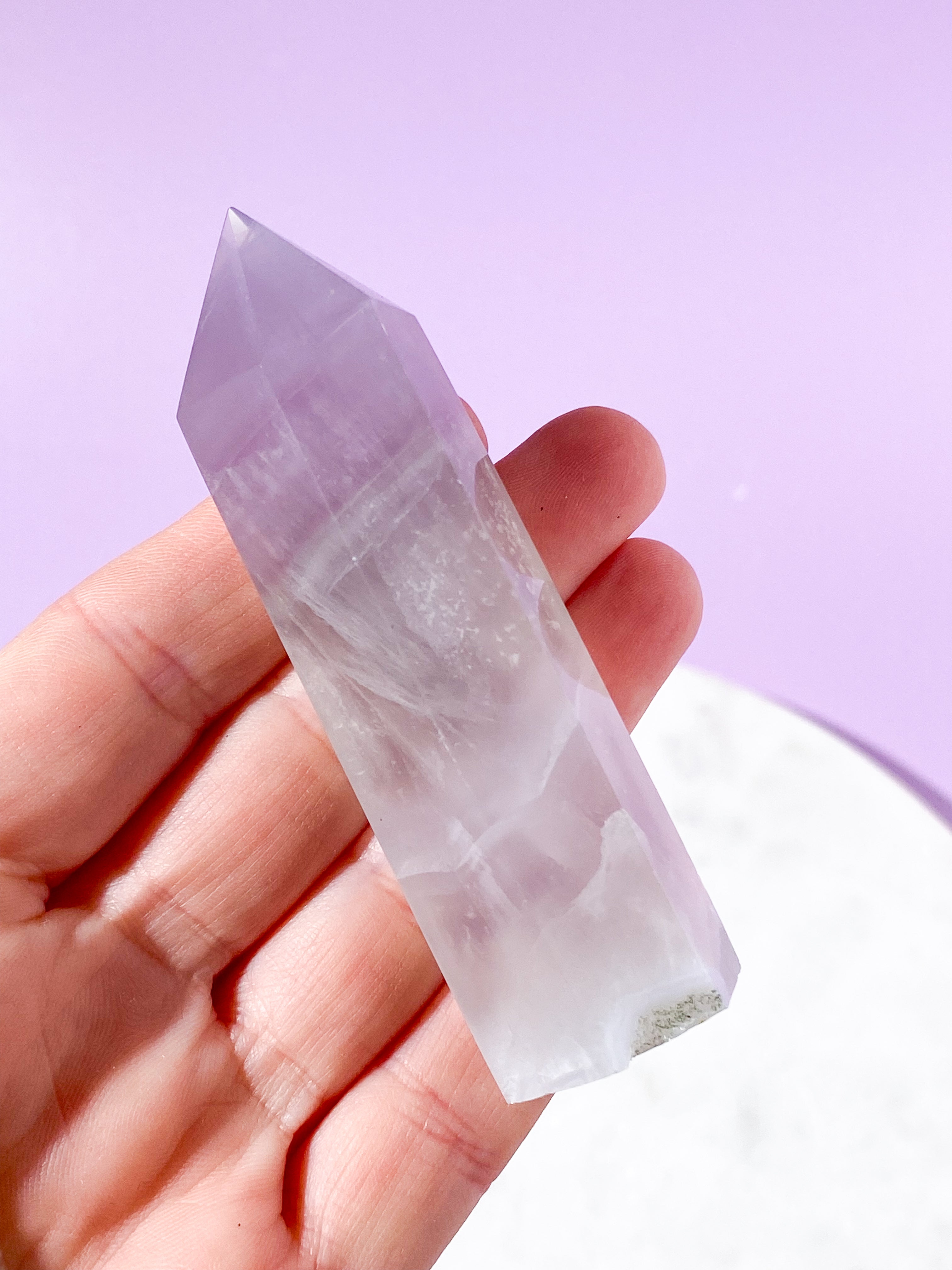Lavendel Yttrium Fluorit Tårn (Nr. 20)