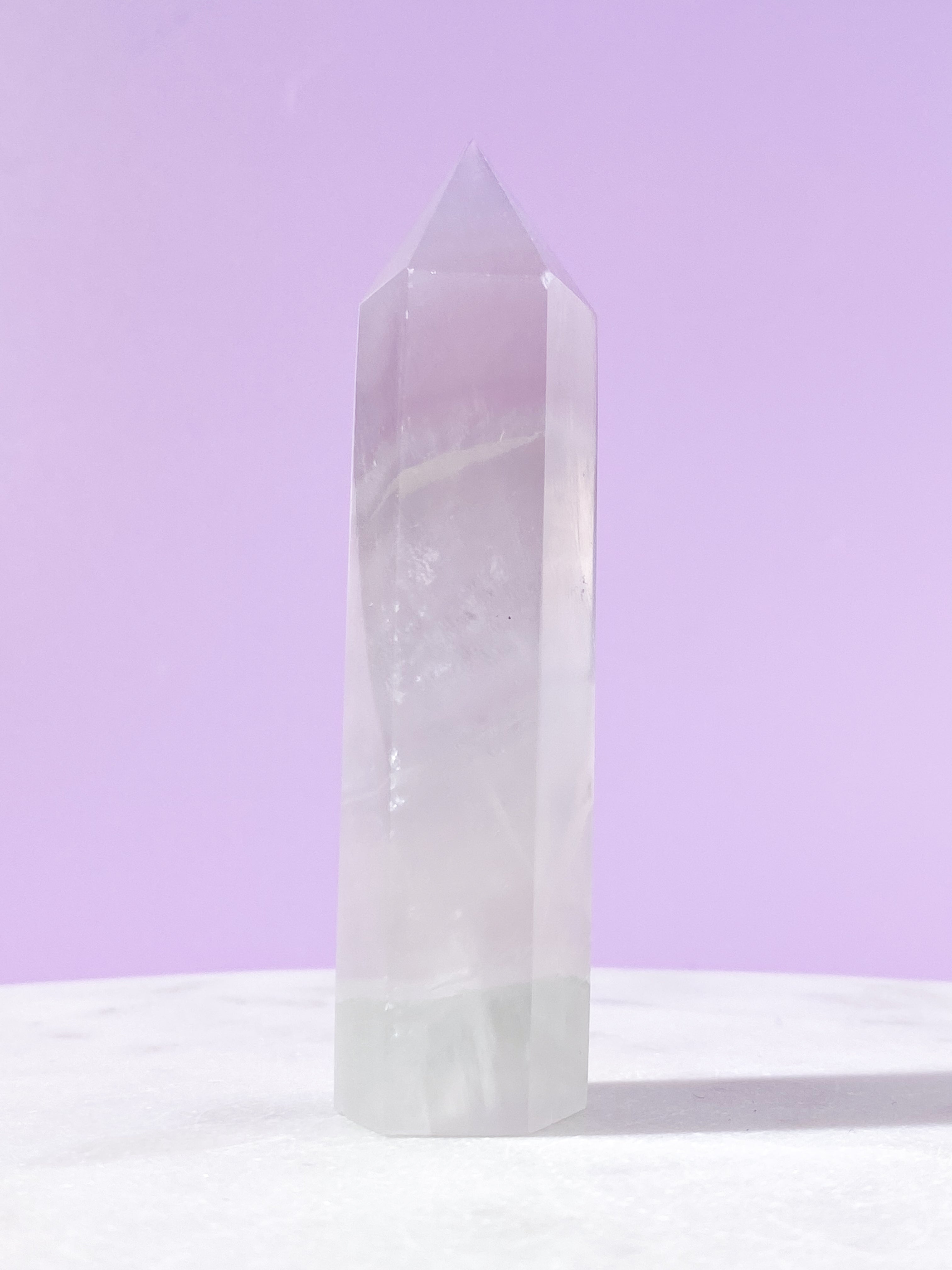 Lavendel Yttrium Fluorit Tårn (Nr. 25)