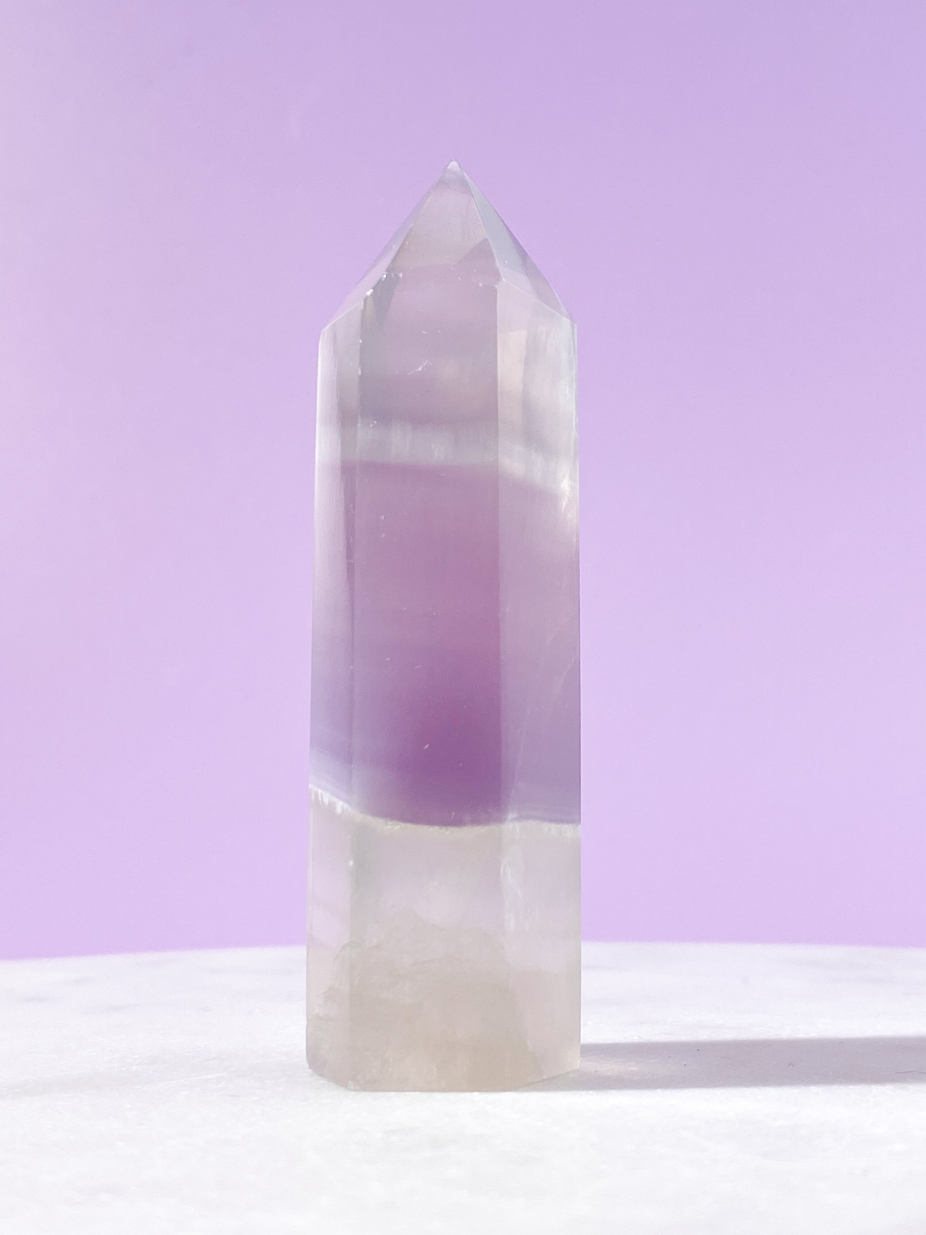 Lavendel Yttrium Fluorit Tårn (Nr. 28)