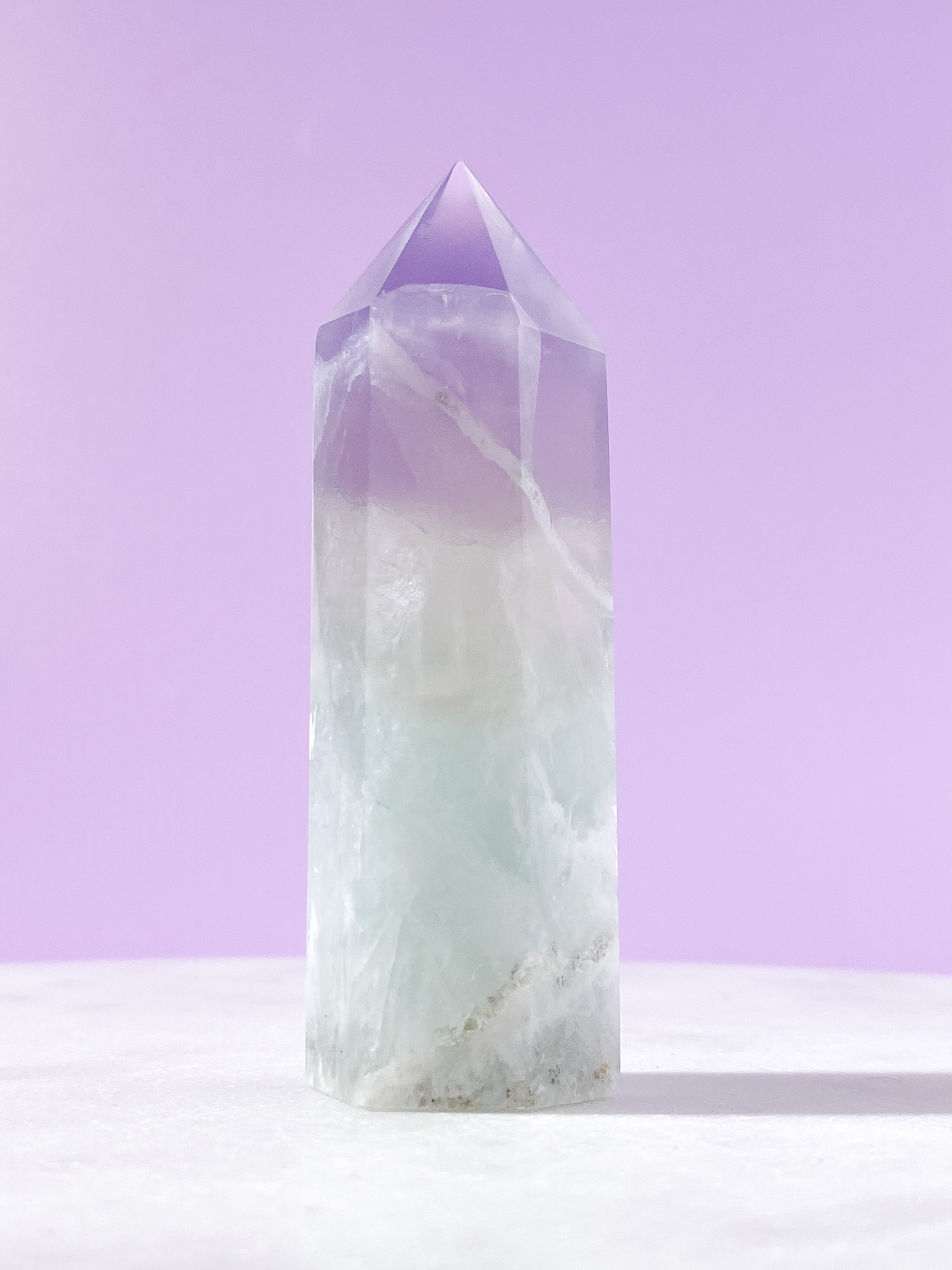 Lavendel Yttrium Fluorit Tårn (Nr. 29)