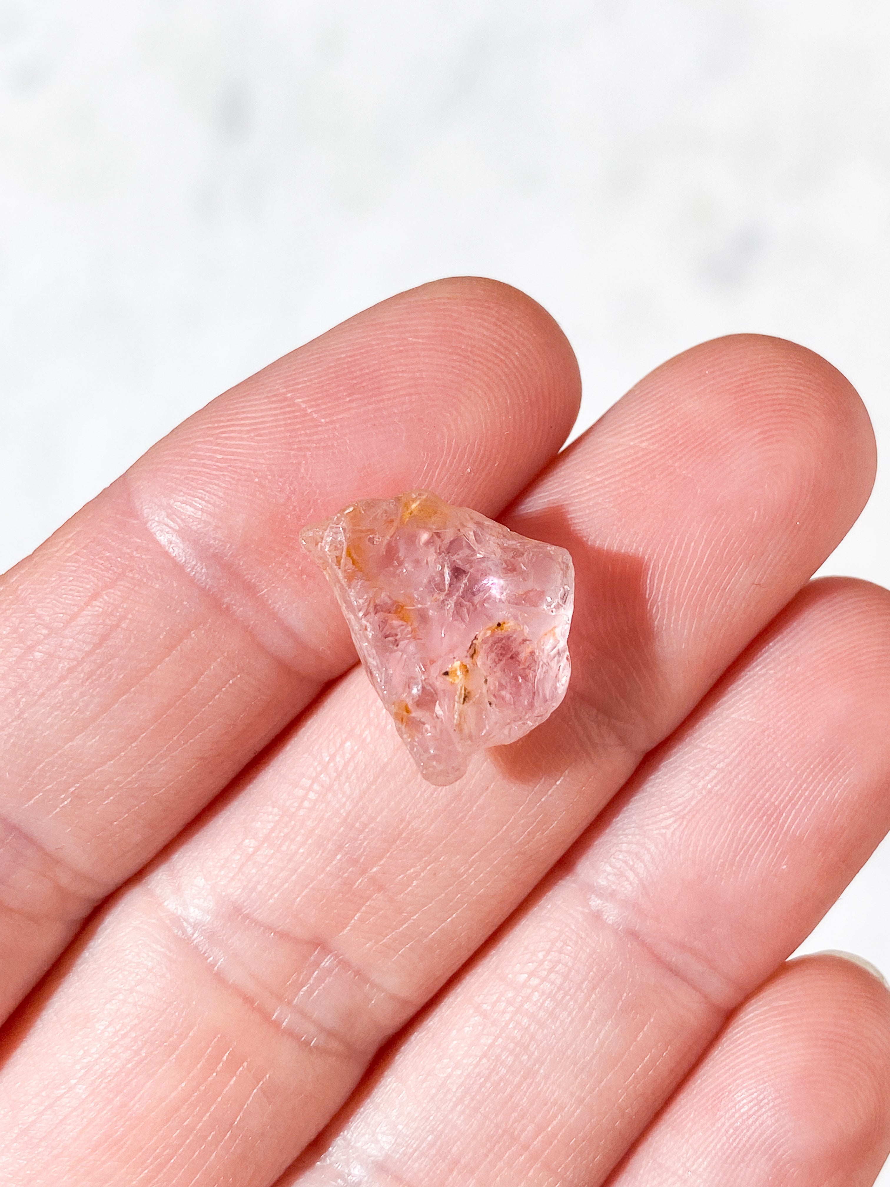 Pink Turmalin Rå (Nr. 2) Eksklusiv Kvalitet