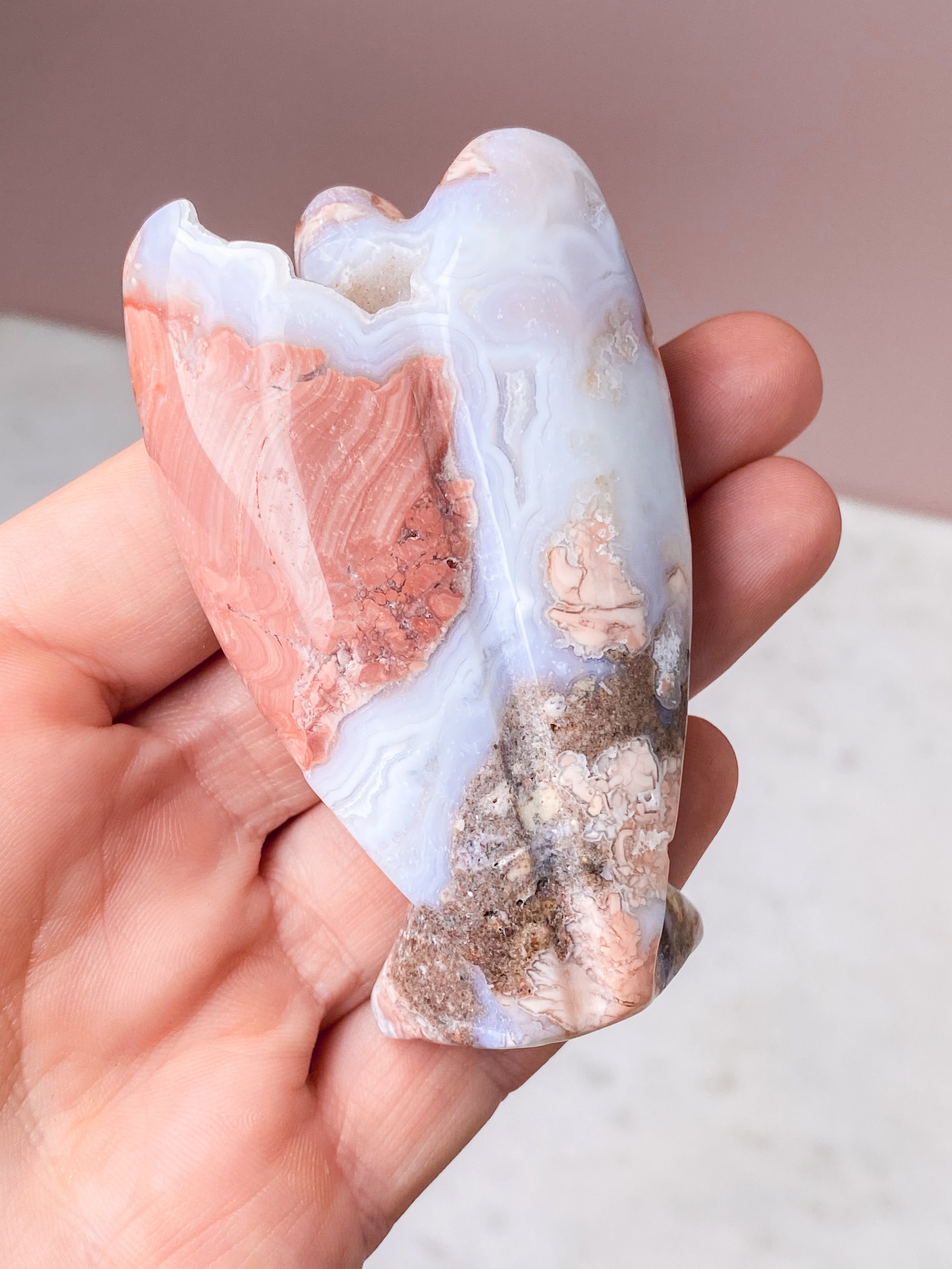 Rosa Agatängel (nr 1)