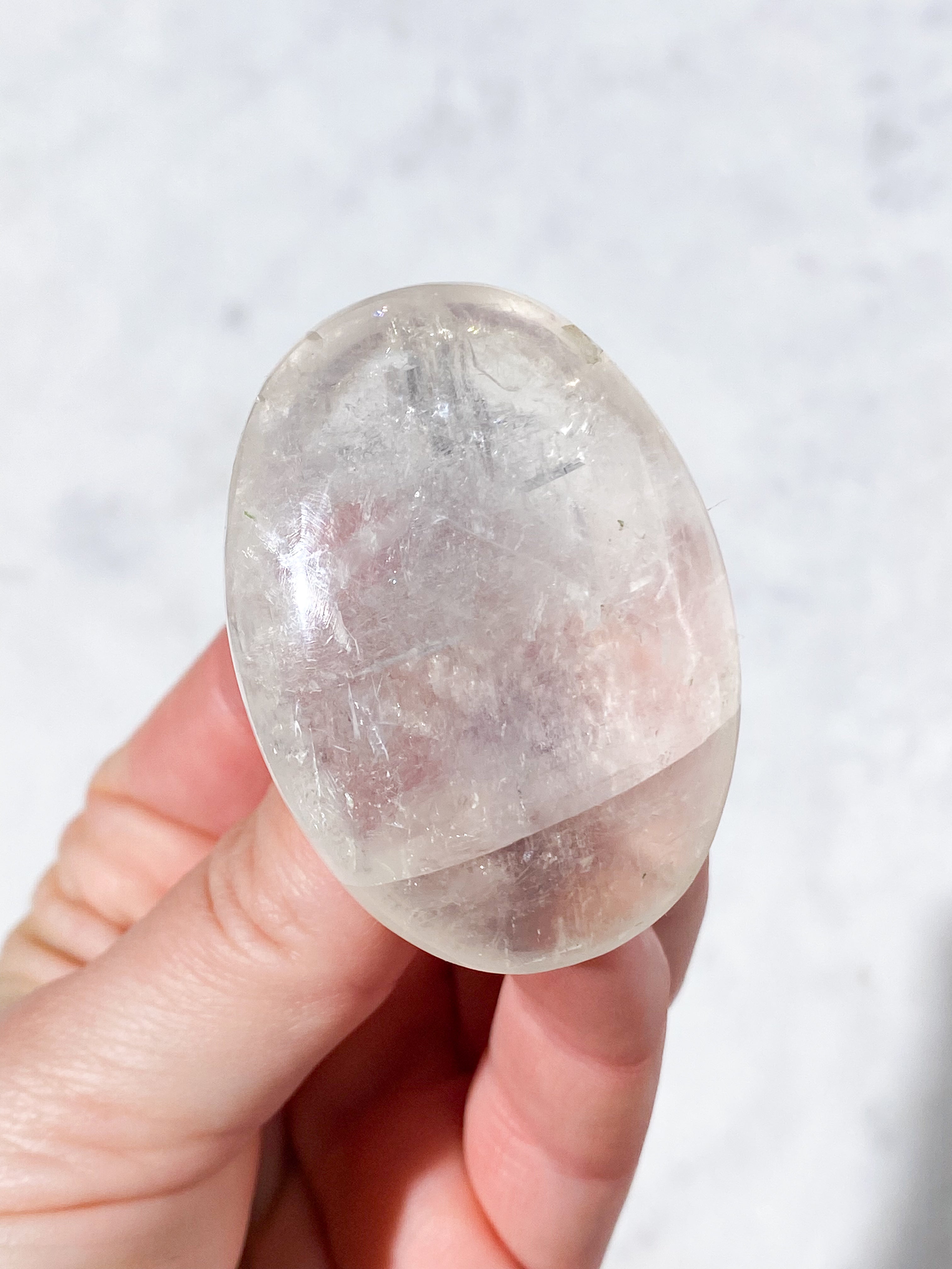 Honning Calcit Palmstone (Nr. 3)