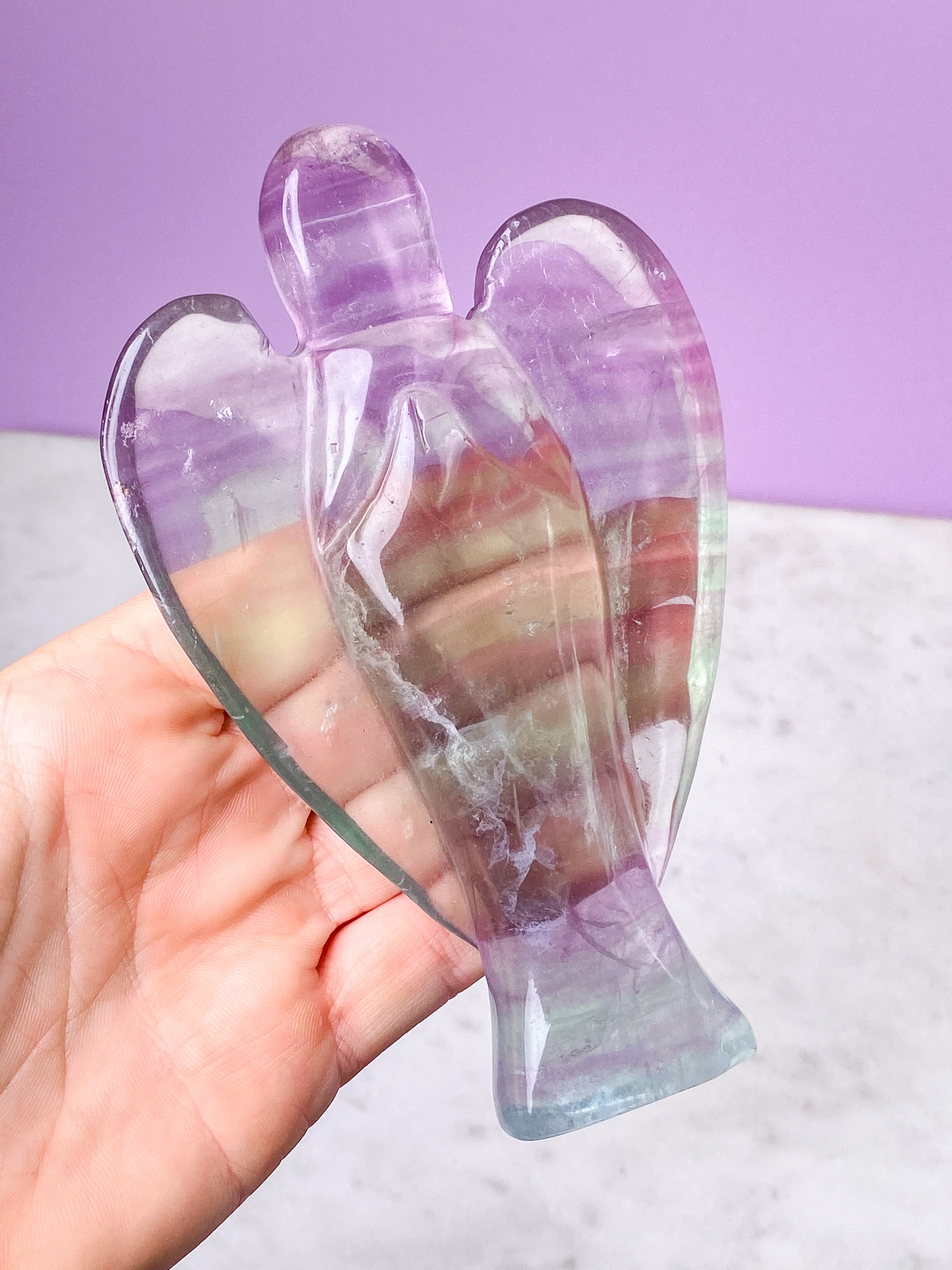 Regnbue Fluorit Engel (Nr. 1)