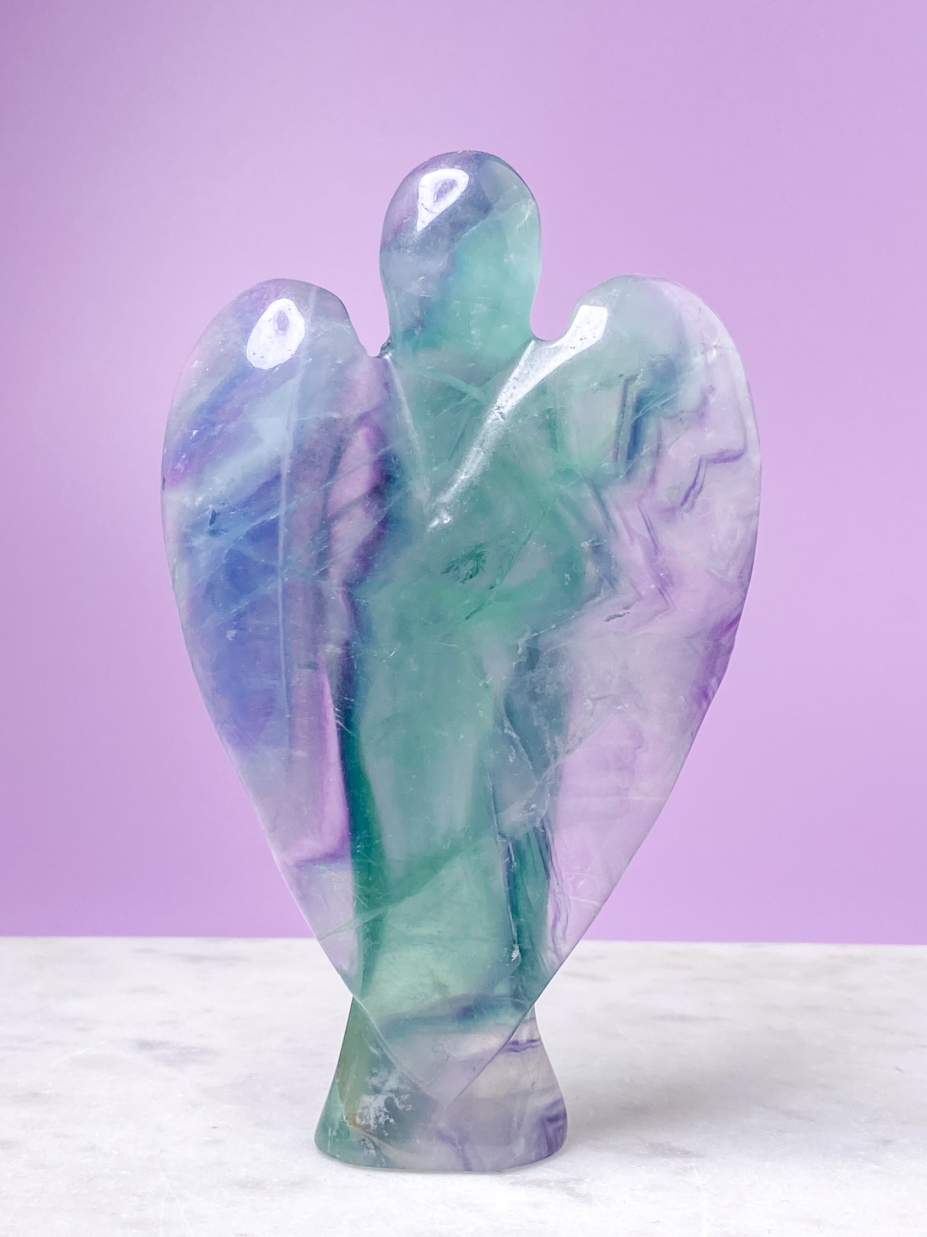 Regnbue Fluorit Engel (Nr. 2)