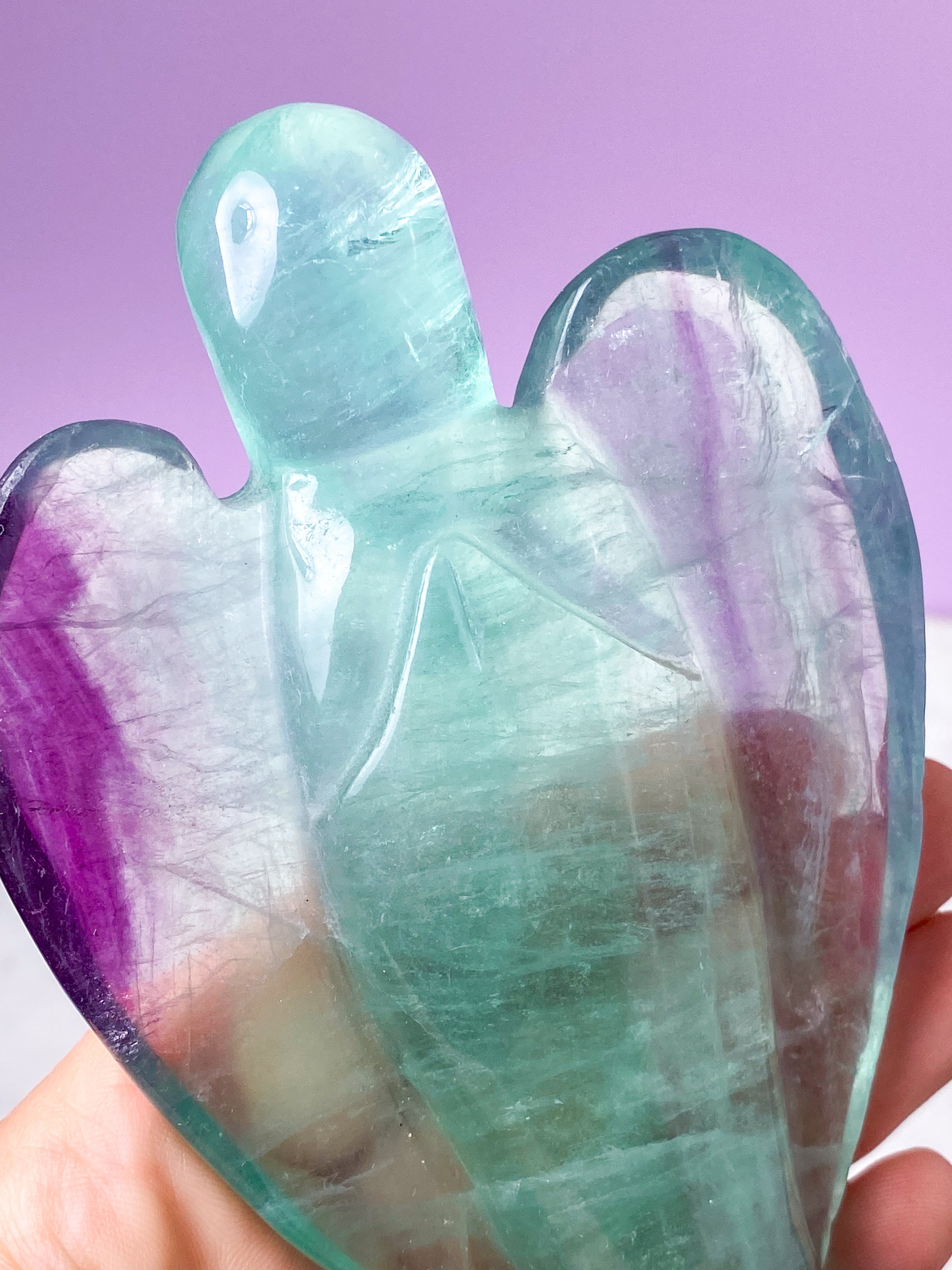 Regnbue Fluorit Engel (Nr. 3)