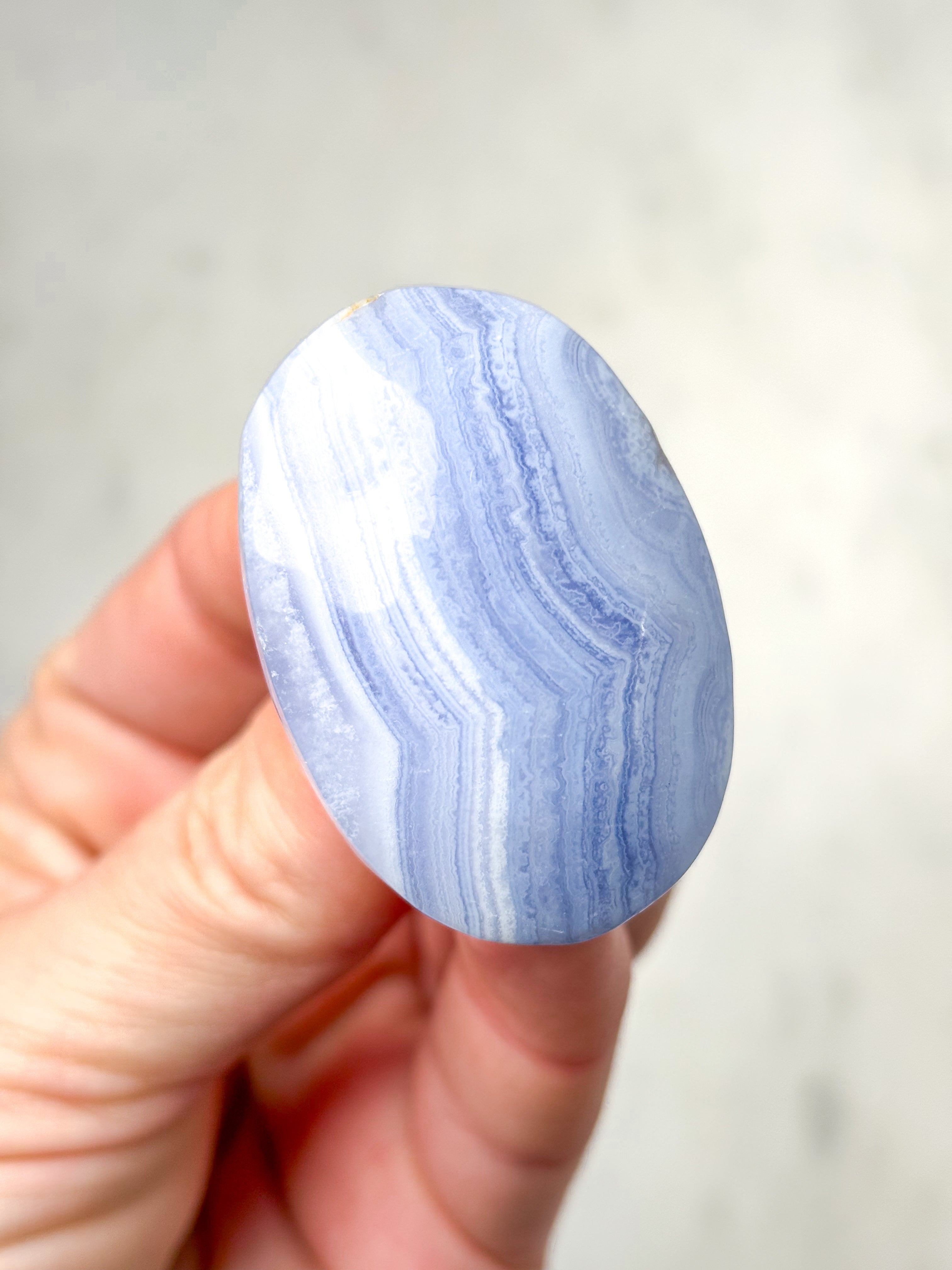 Blonde Agat Palmstone (Nr. 11) Eksklusiv Kvalitet