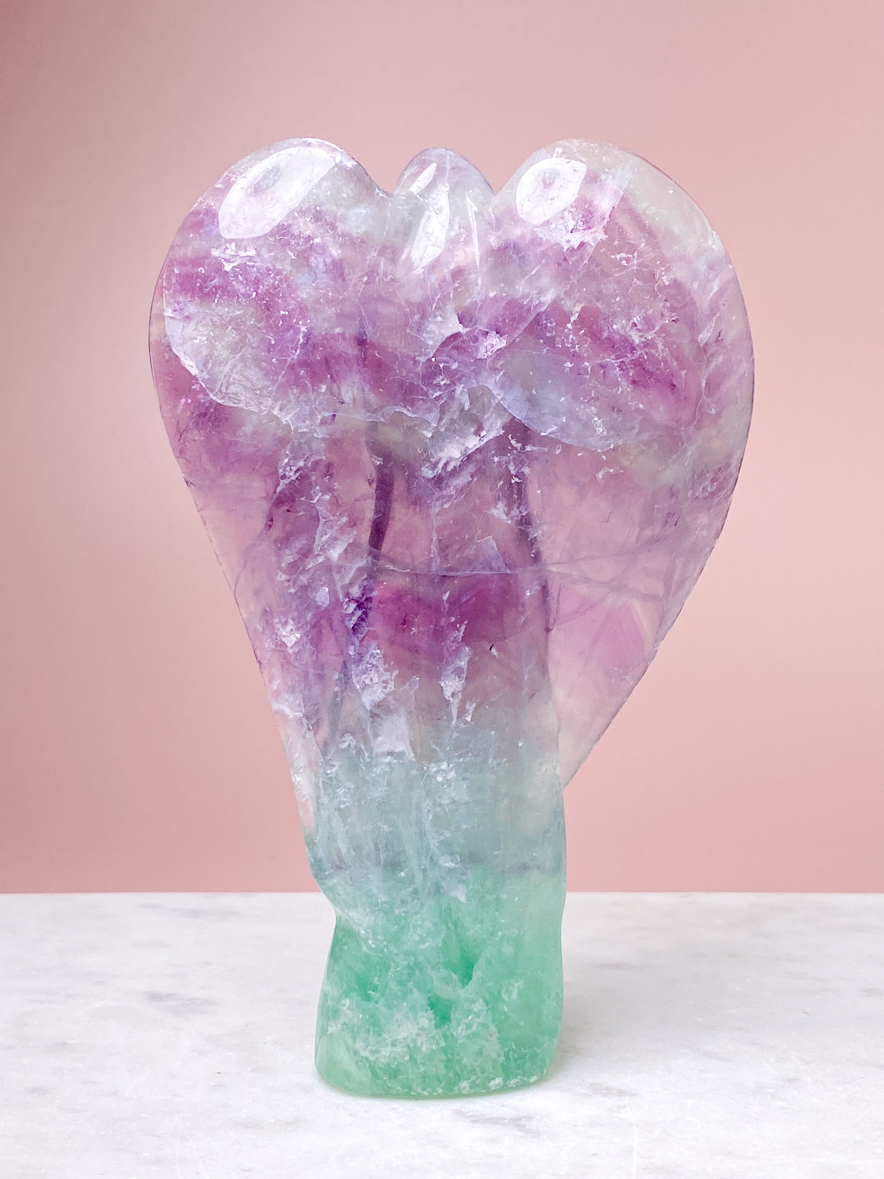 Rainbow Fluorite Angel (No. 1)