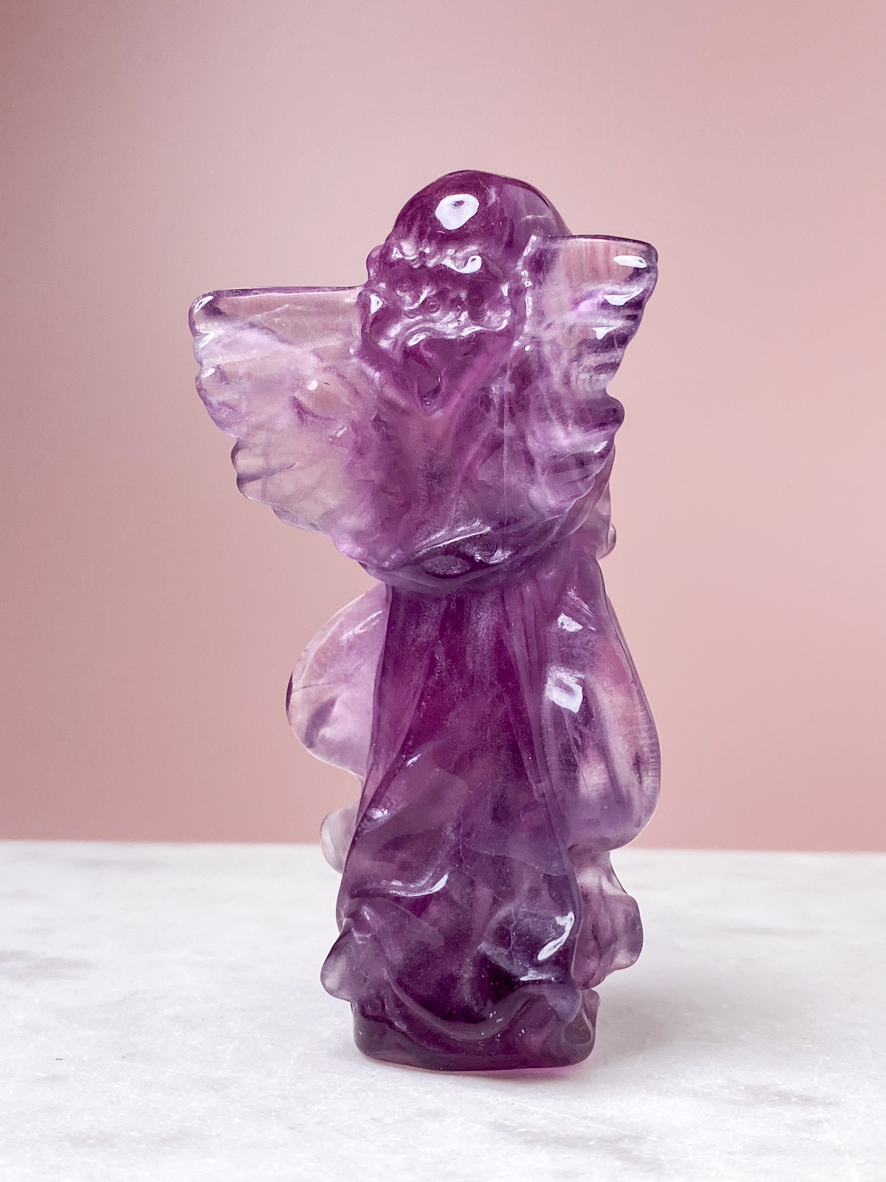 Vin röd fluorit torn - sällsynt