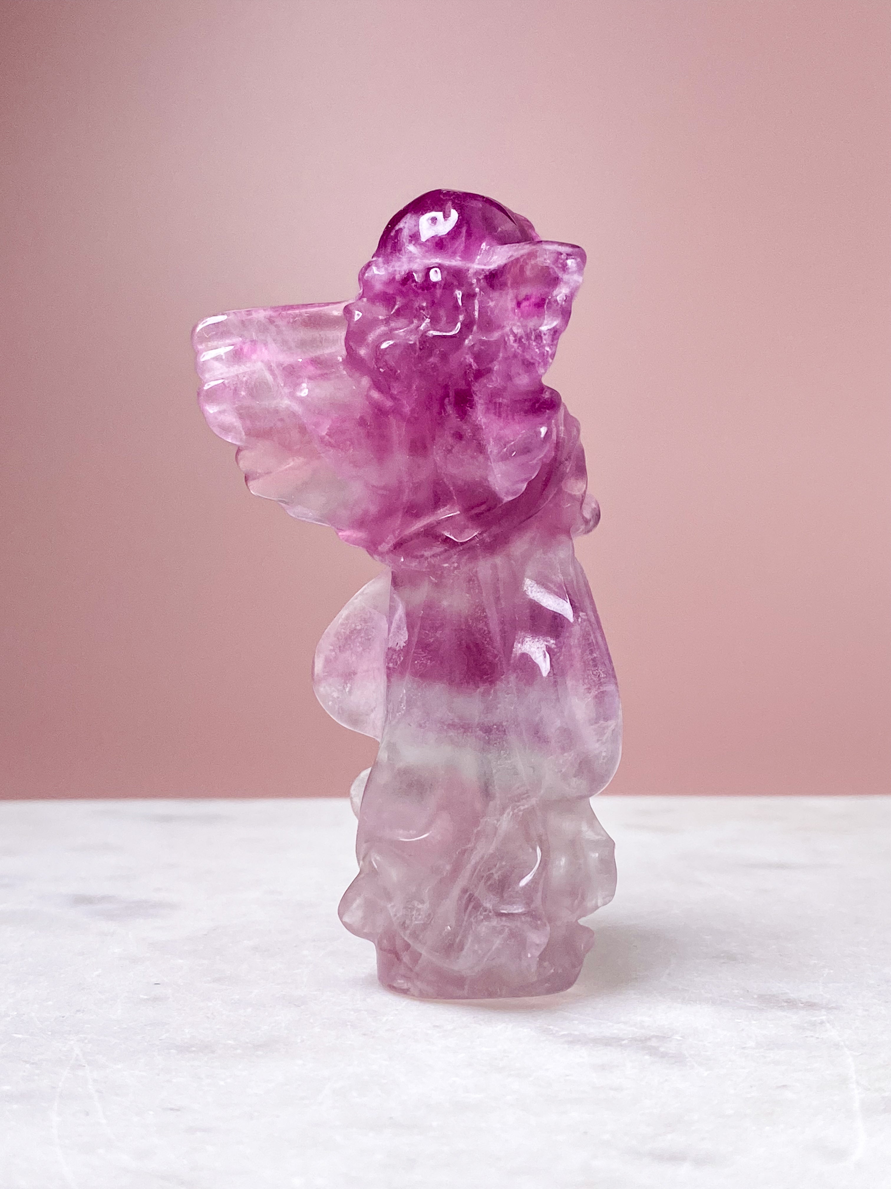 Vin röd fluorit torn - sällsynt